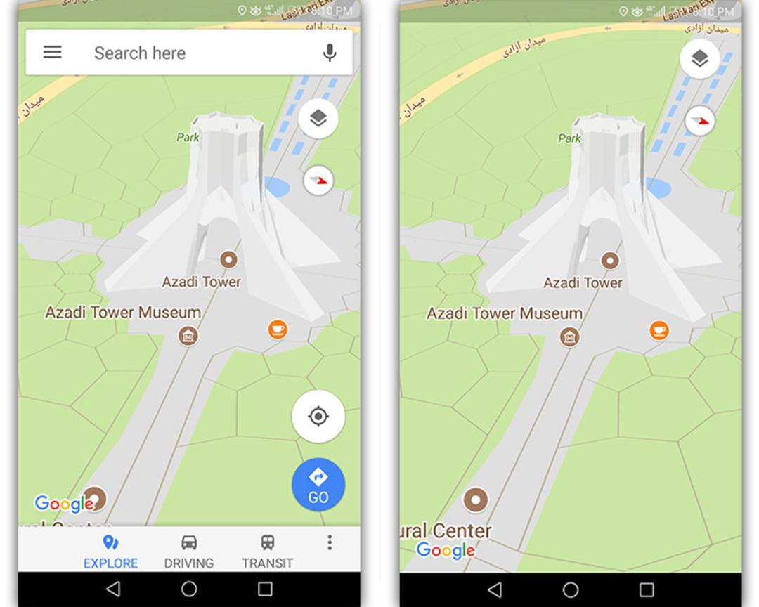 آموزش نقشه گوگل/google/ maps