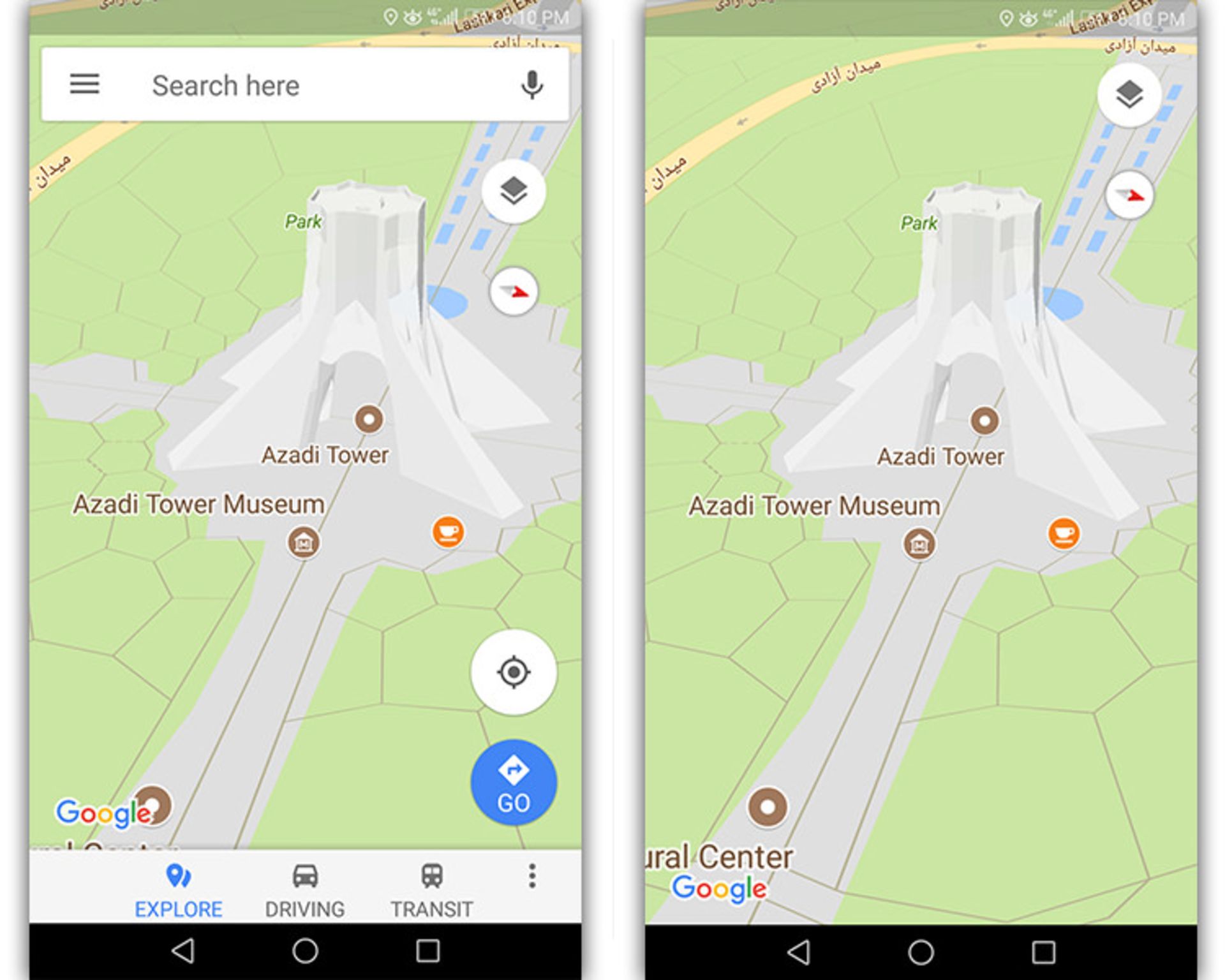 آموزش نقشه گوگل/google/ maps