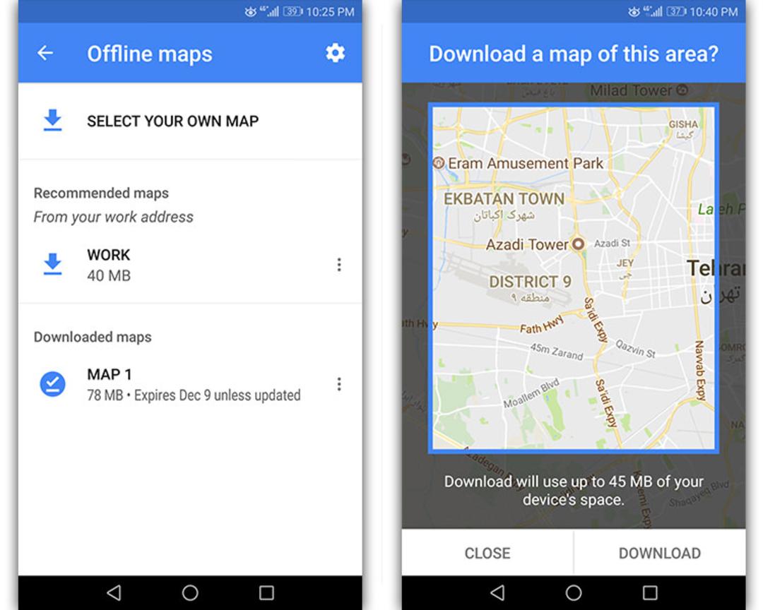 آموزش نقشه گوگل/google/ maps
