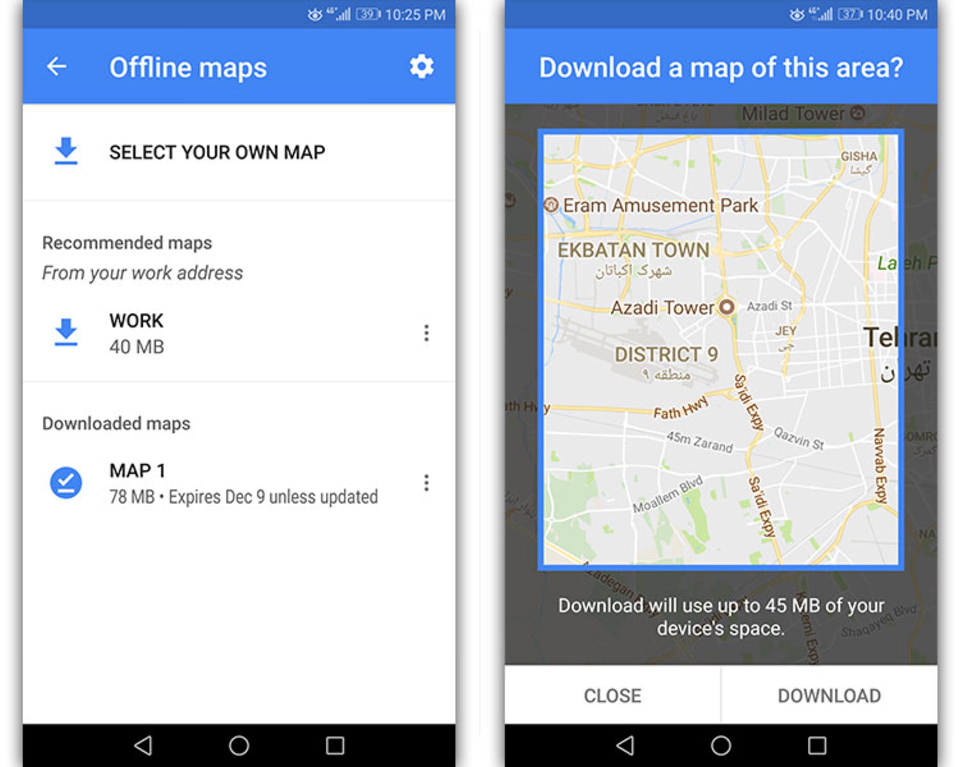آموزش نقشه گوگل/google/ maps