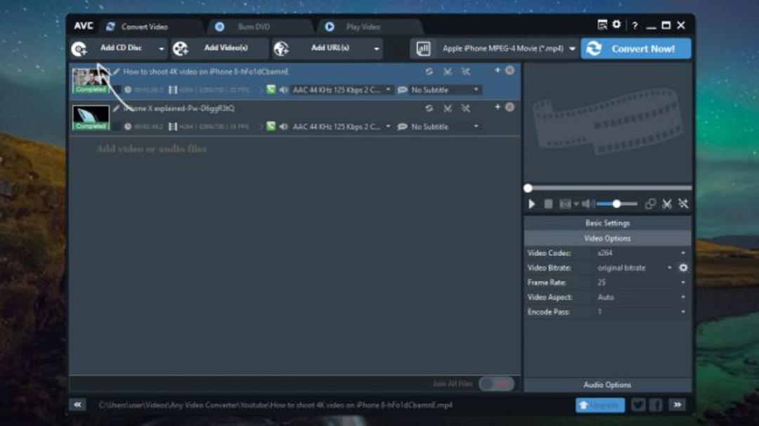 تبدیل ویدئو video converter