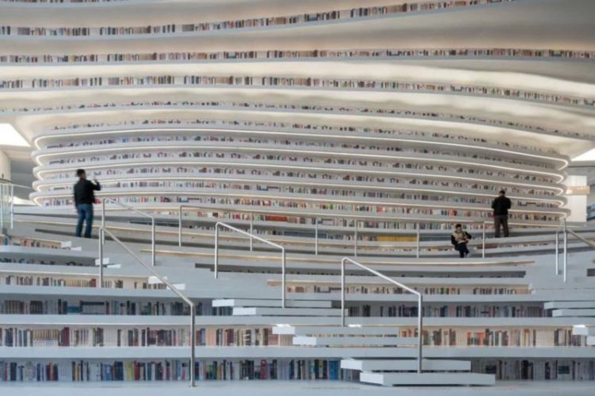 کتابخانه ی مدرن در چین