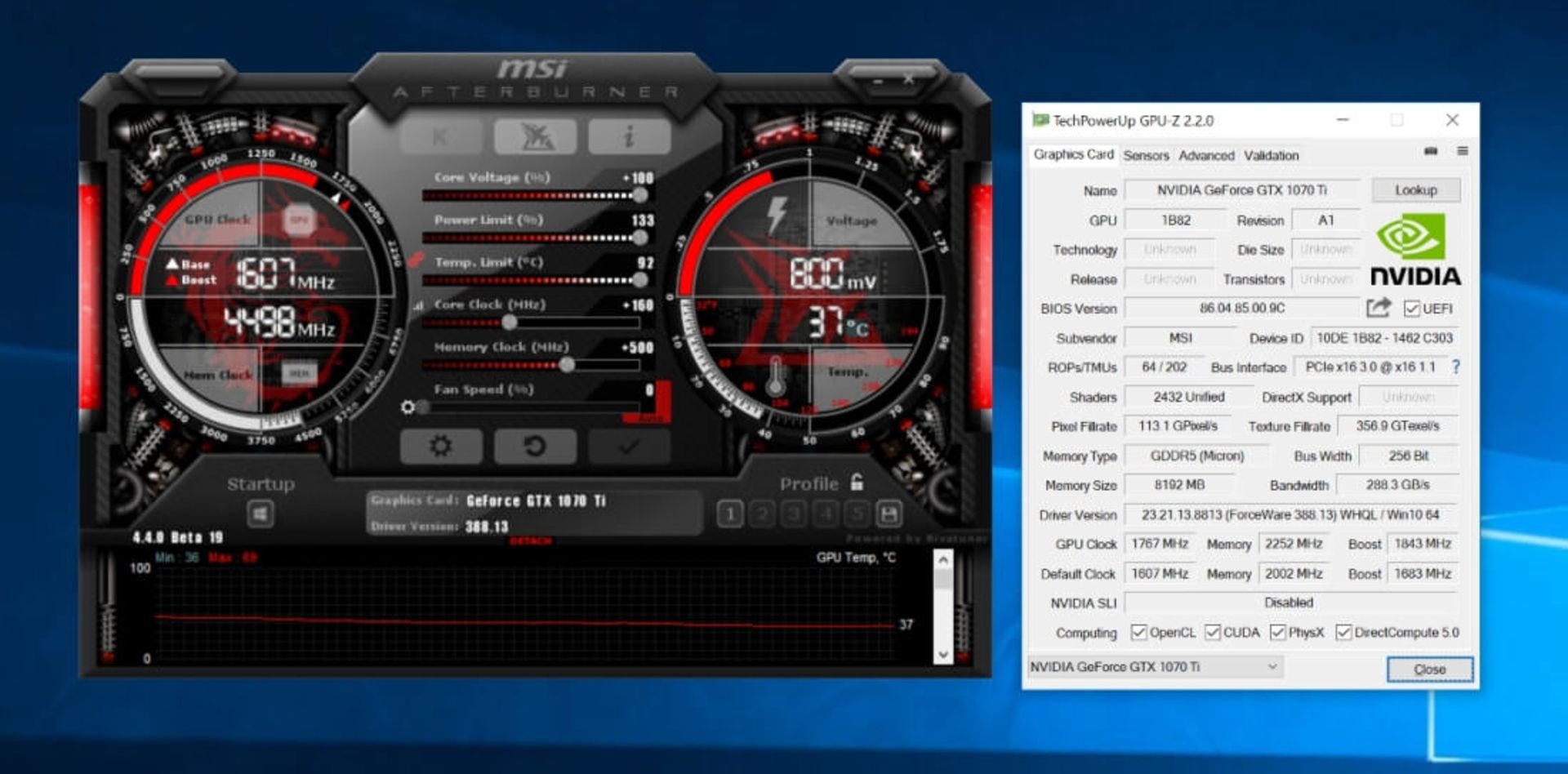 نرم افزار اورکلاک afterburner msi