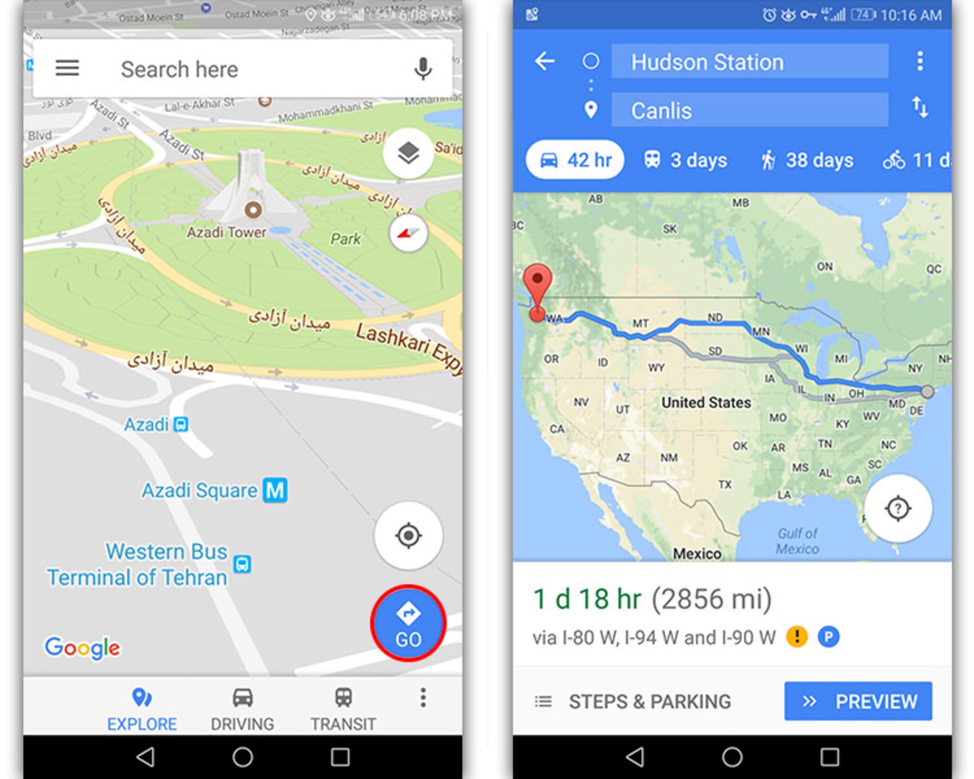 آموزش نقشه گوگل/google/ maps