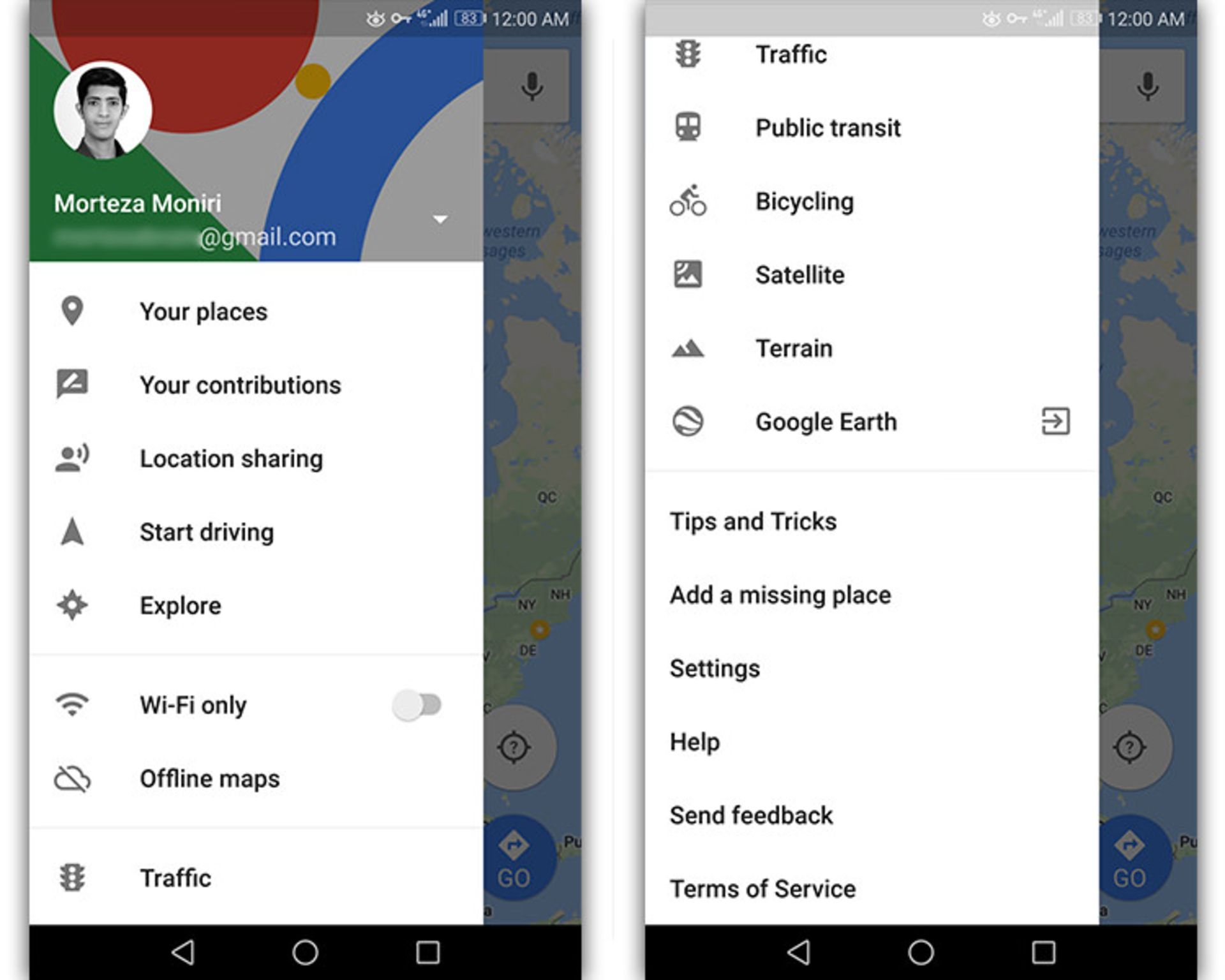 آموزش نقشه گوگل/google/ maps