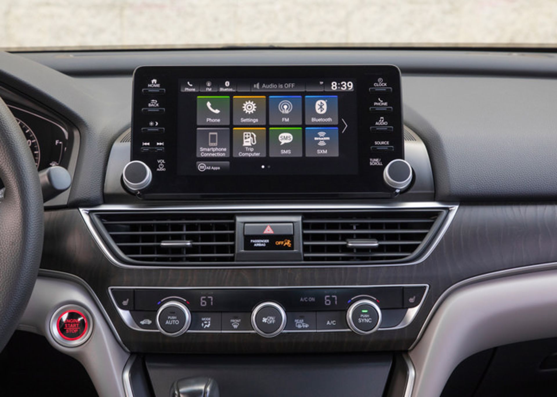 نمایشگر هوندا آکورد ۲۰۱۸