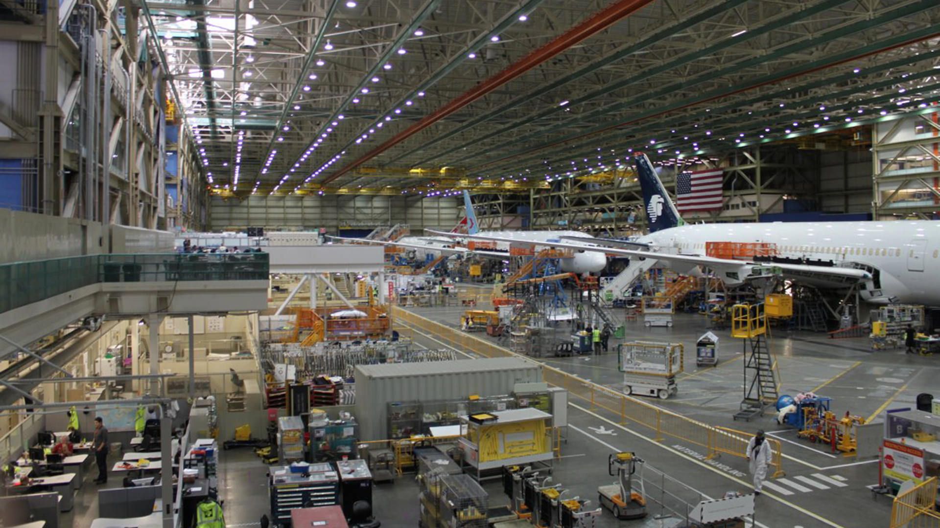 کارخانه‌ی هواپیماسازی بوئینگ در اورت