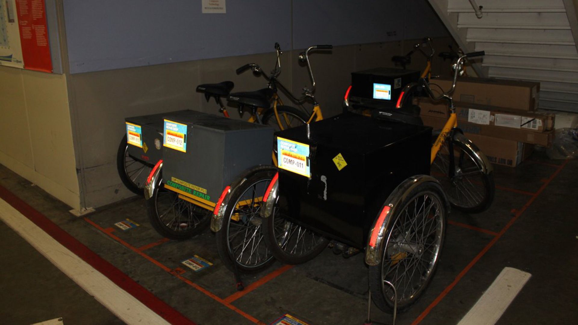 سه‌چرخه‌های مورد استفاده جهت جابجایی در کارخانه