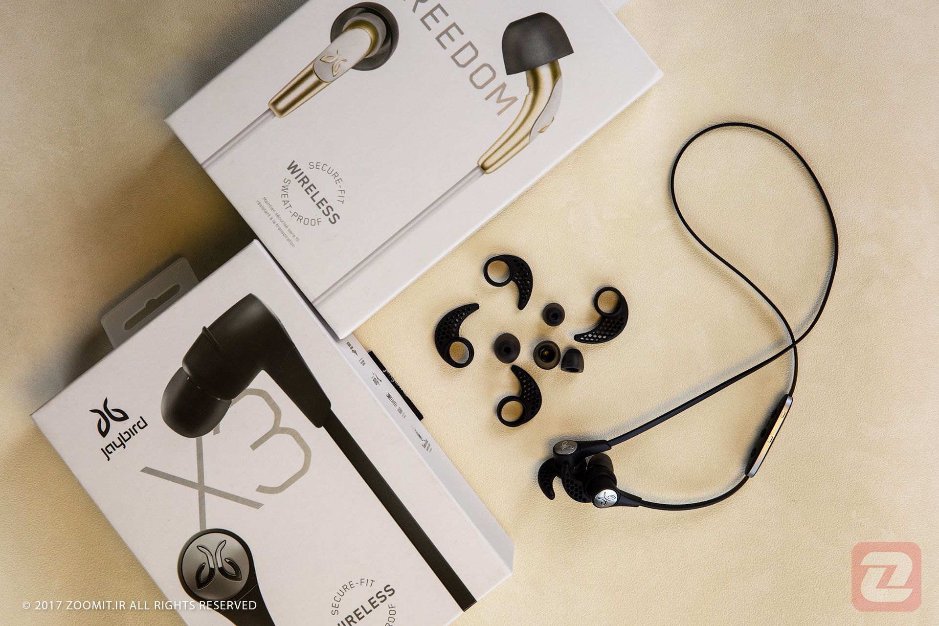 هدفون بی سیم x3 و freedom جی برد Jaybird