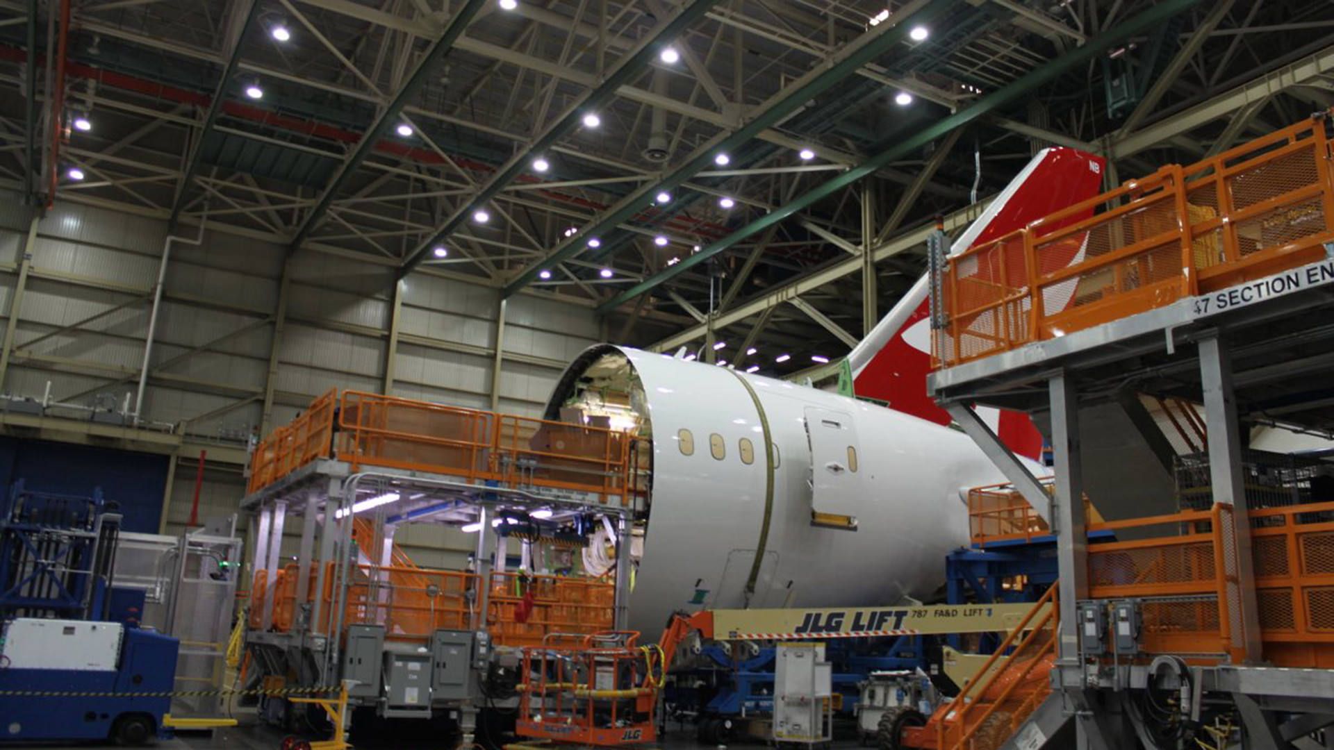 قسمت دم بوئینگ ۷۸۷ خطوط هوایی Qantas