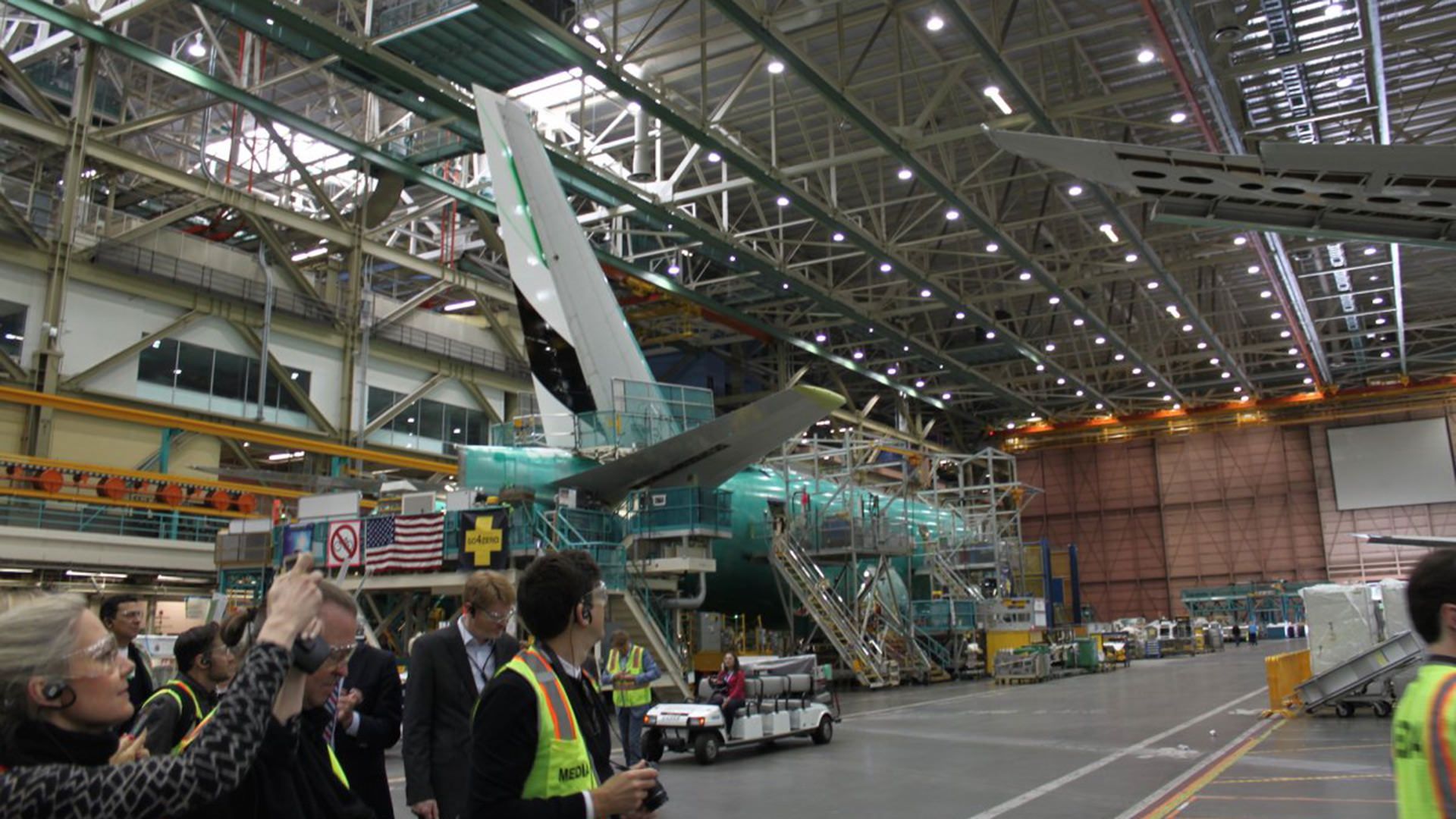 قسمت دم بوئینگ ۷۷۷ هواپیمایی امارات