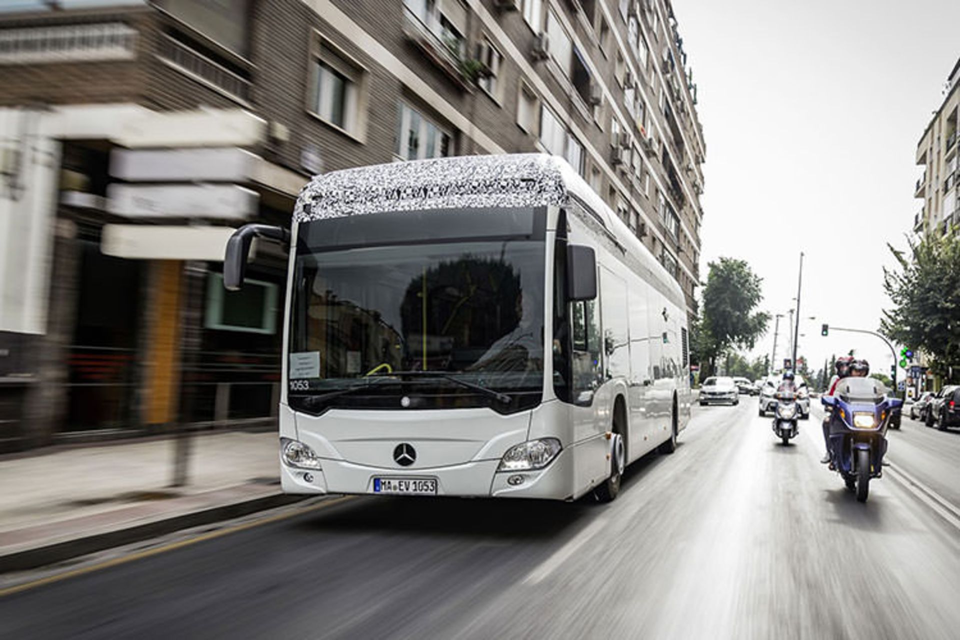 اتوبوس الکتریکی سیتارو مرسدس بنز/mercedes benz electric bus citaro