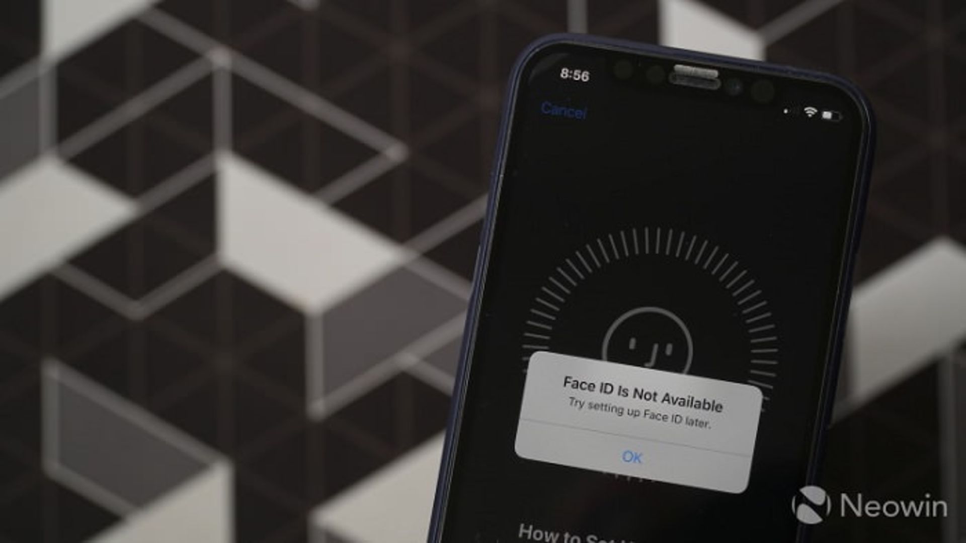 از کار افتادن فیس آیدی