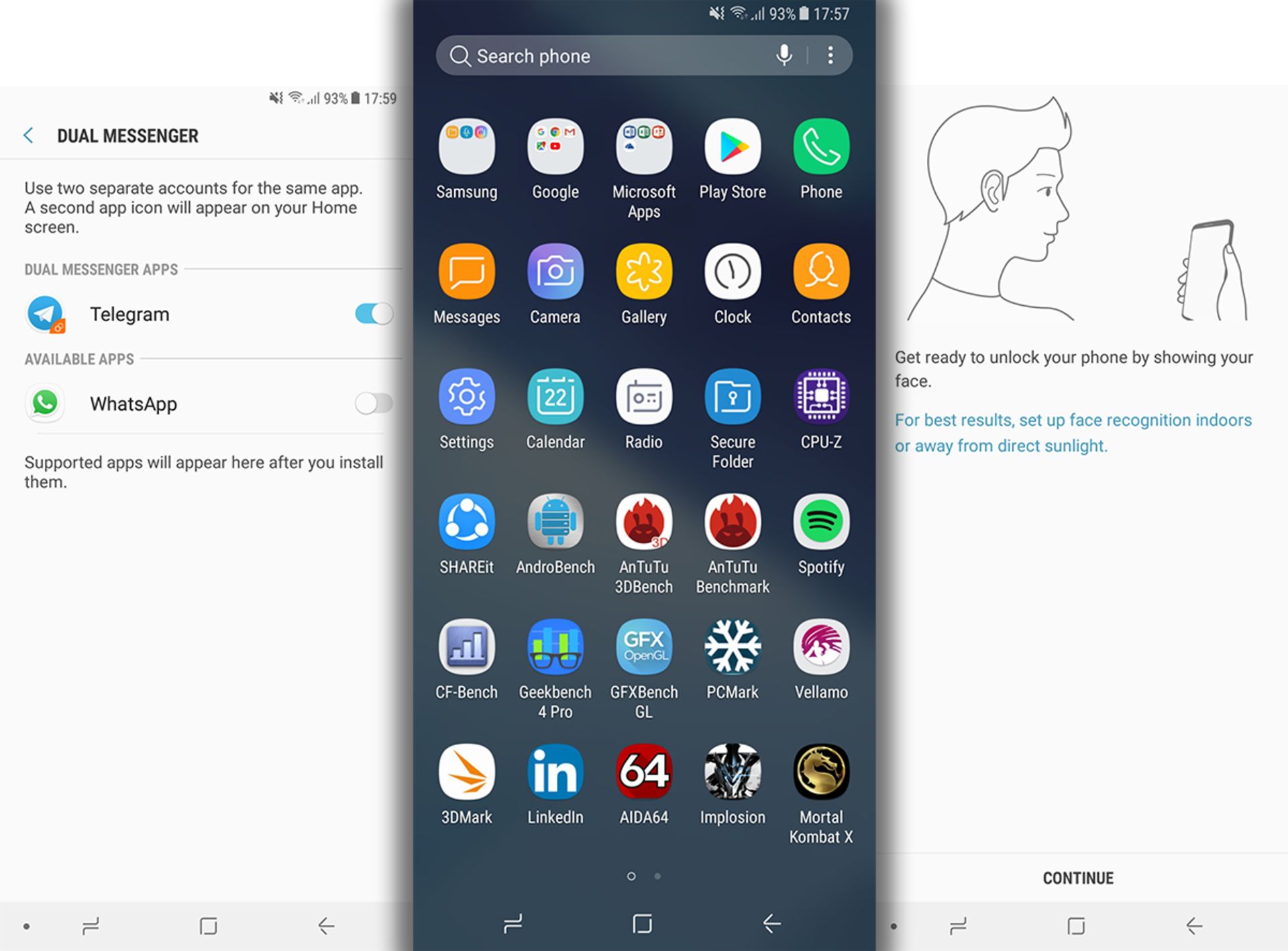 رابط کاربری گلکسی ای ۸