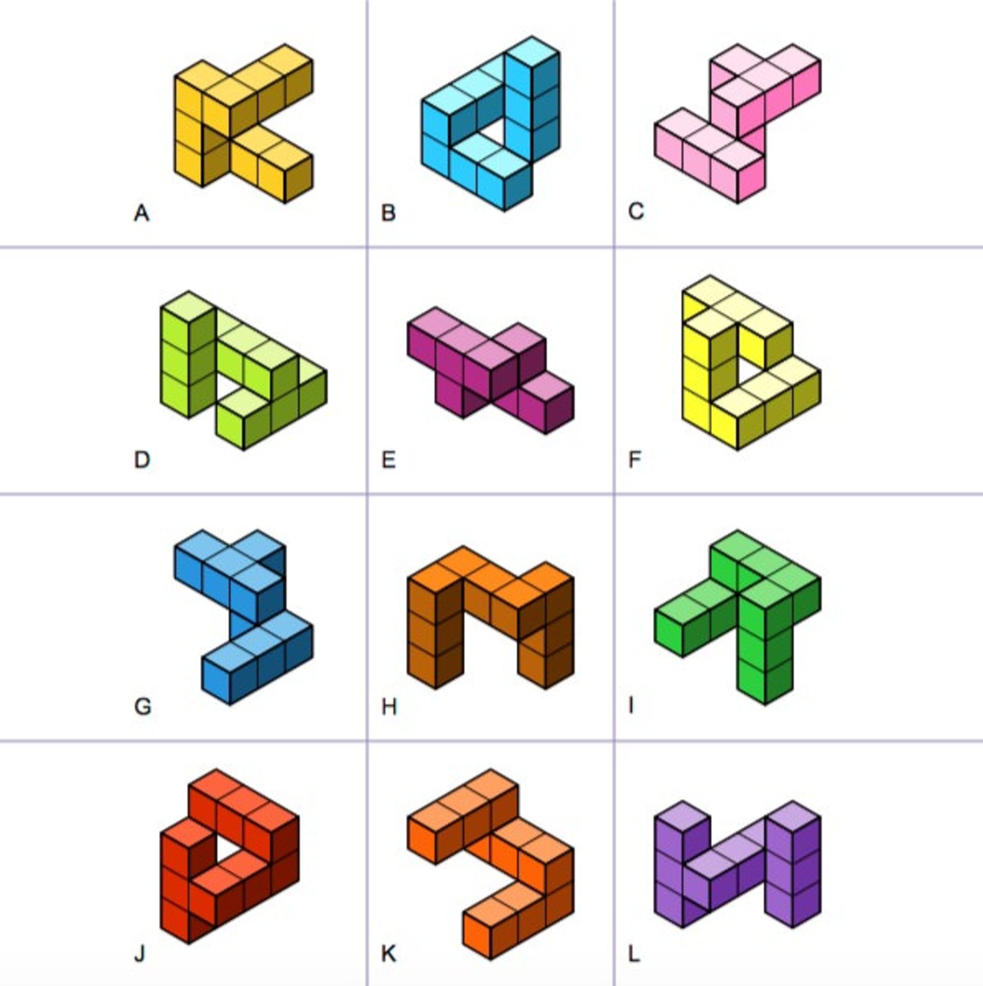 پازل: شکل‌های همزاد
