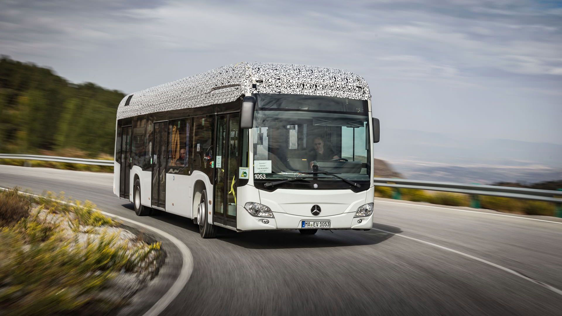 اتوبوس الکتریکی سیتارو مرسدس بنز/mercedes benz electric bus citaro
