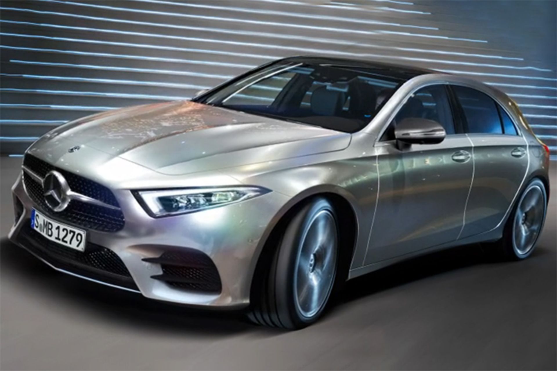 Mercedes a class  render