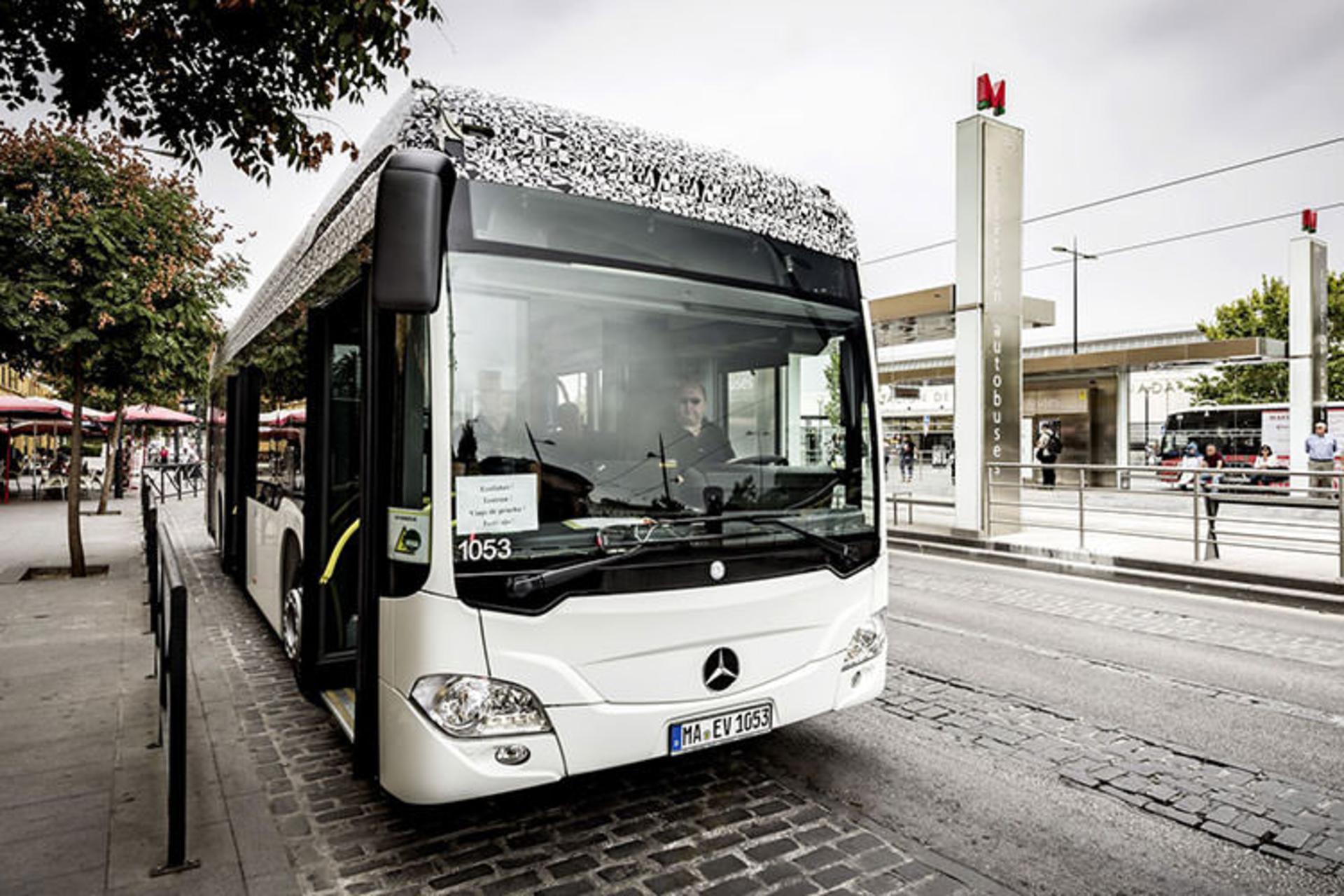 اتوبوس الکتریکی سیتارو مرسدس بنز/mercedes benz electric bus citaro