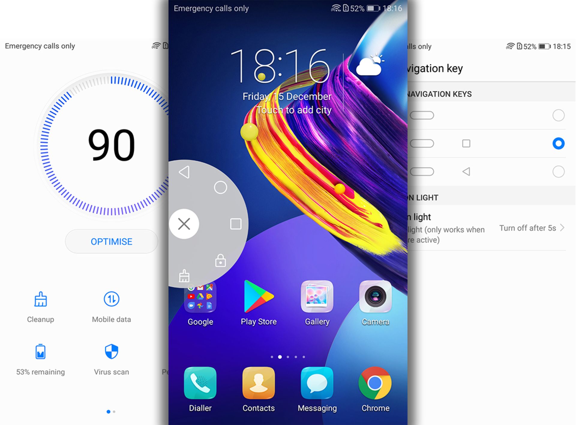 رابط کاربری آنر ۹