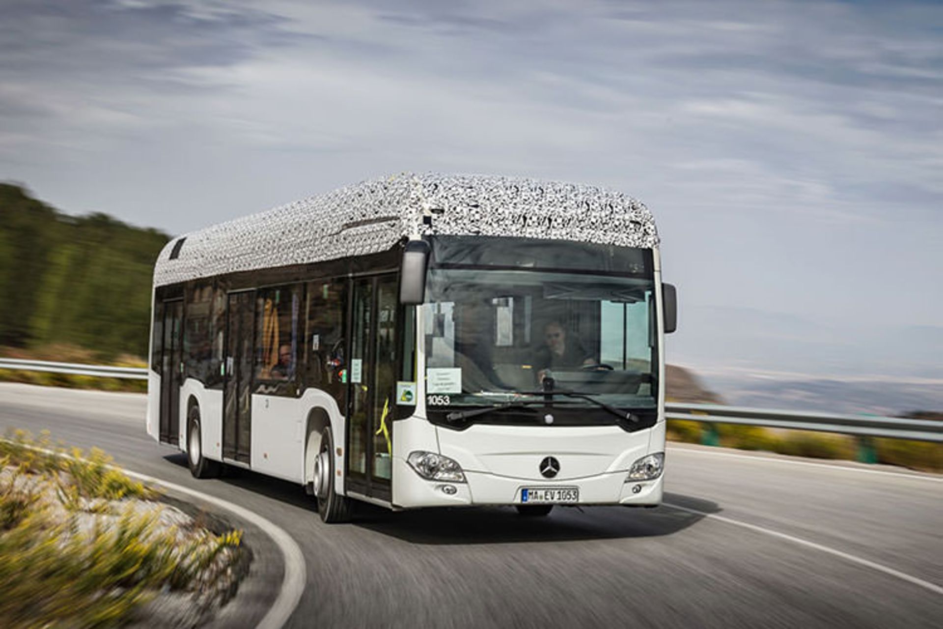 اتوبوس الکتریکی سیتارو مرسدس بنز/mercedes benz electric bus citaro