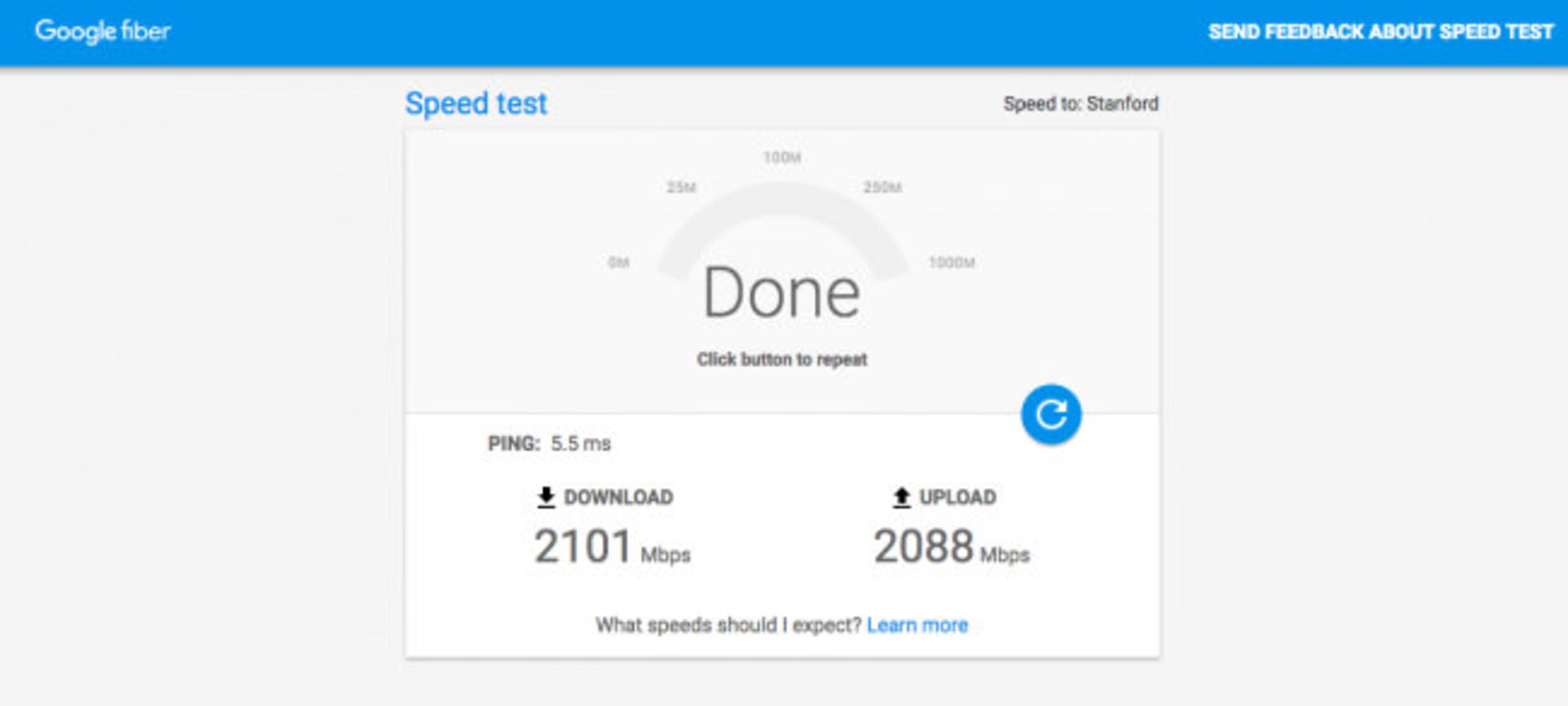 speed test