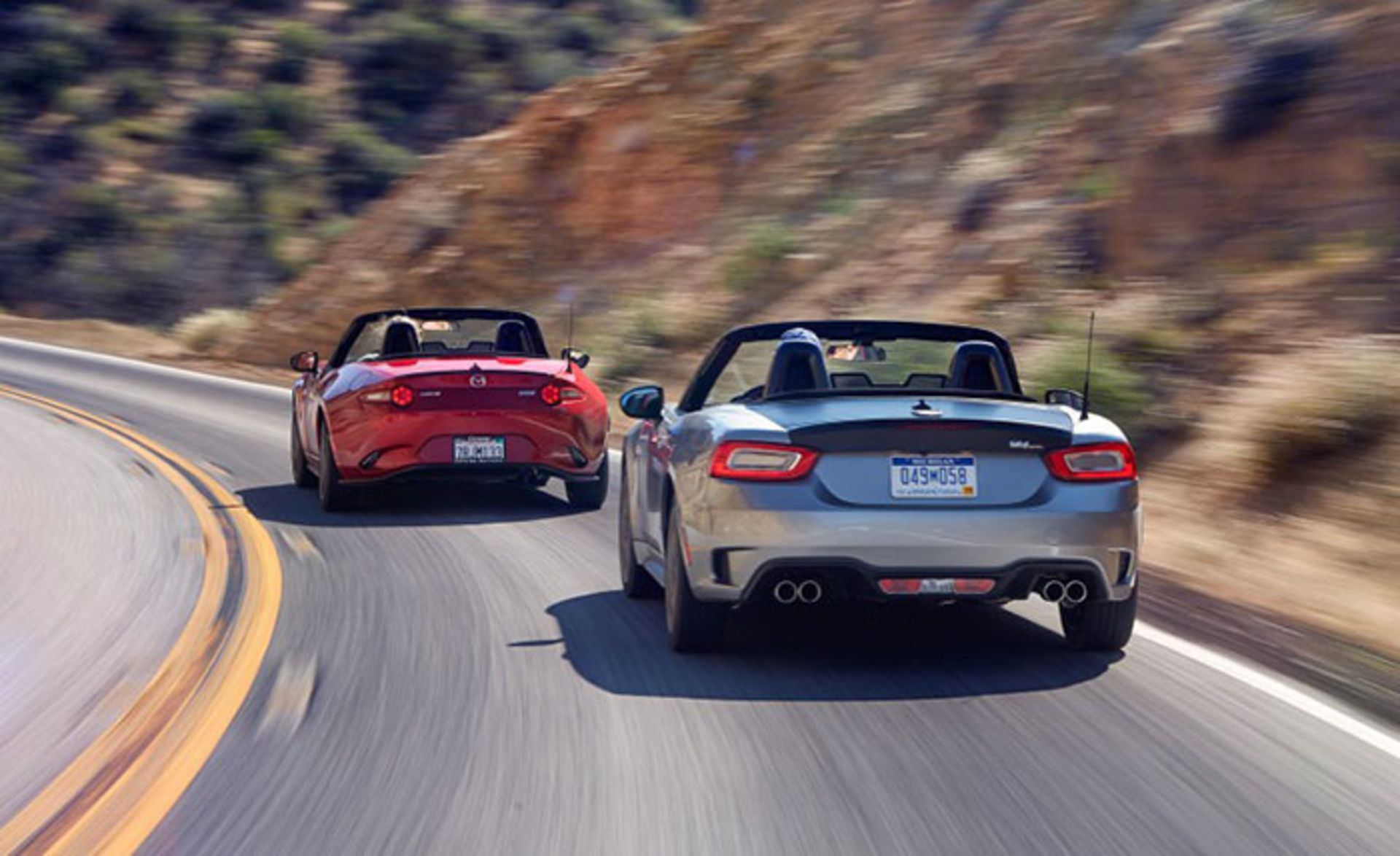 فیات اسپایدر 124 و مزدا میاتا MX-5