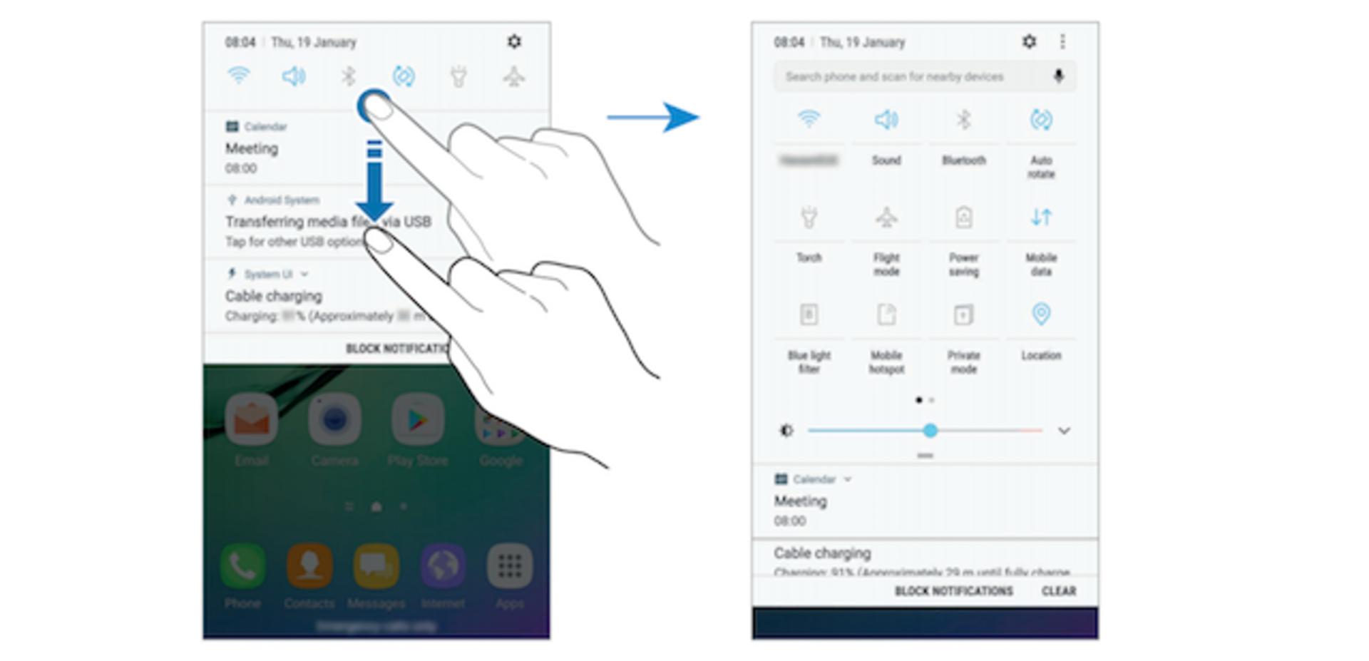 android 7 galaxy s6
