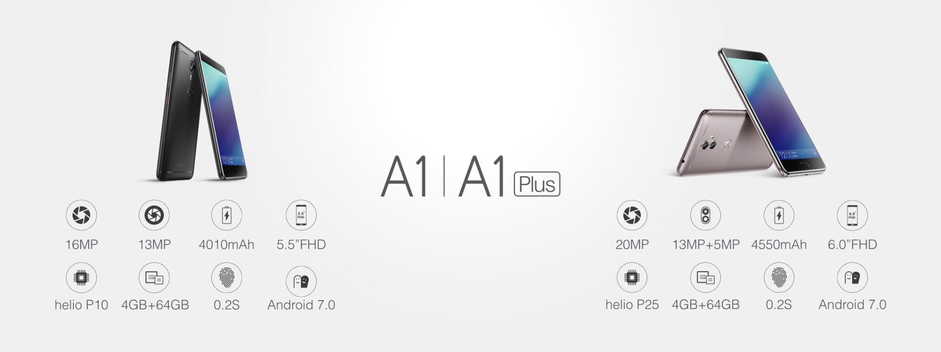 gionee a1 & a1 plus