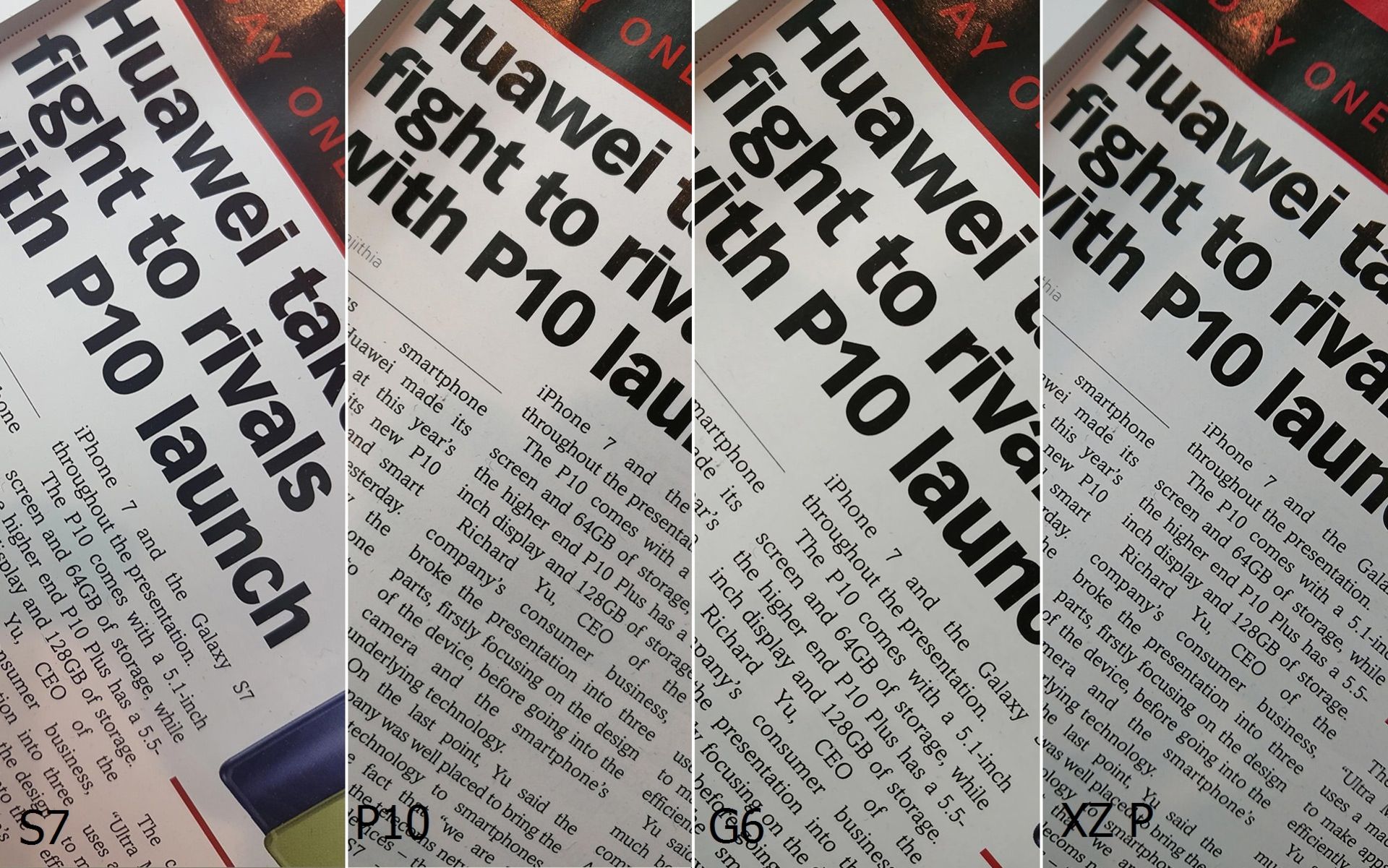 مقایسه دوربین پرچمدارهای ۲۰۱۷