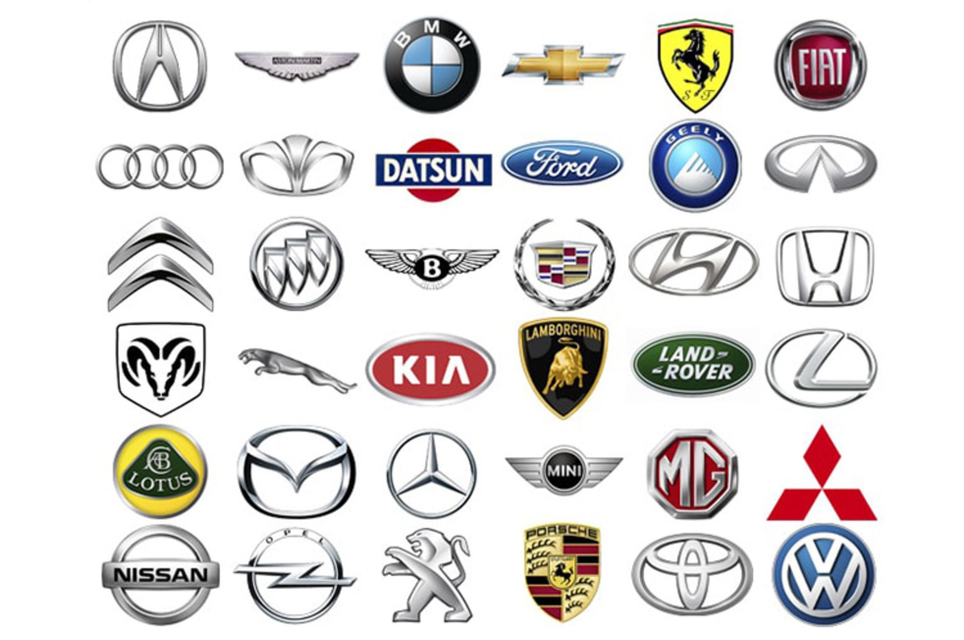 Car brands برندهای خوردوی دنیا