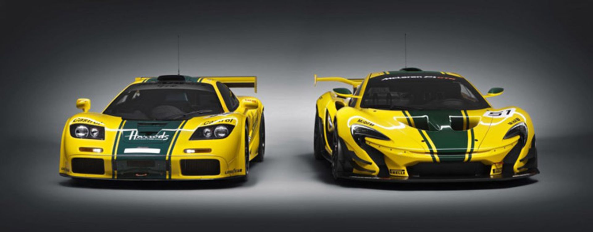 McLaren F1 and P1