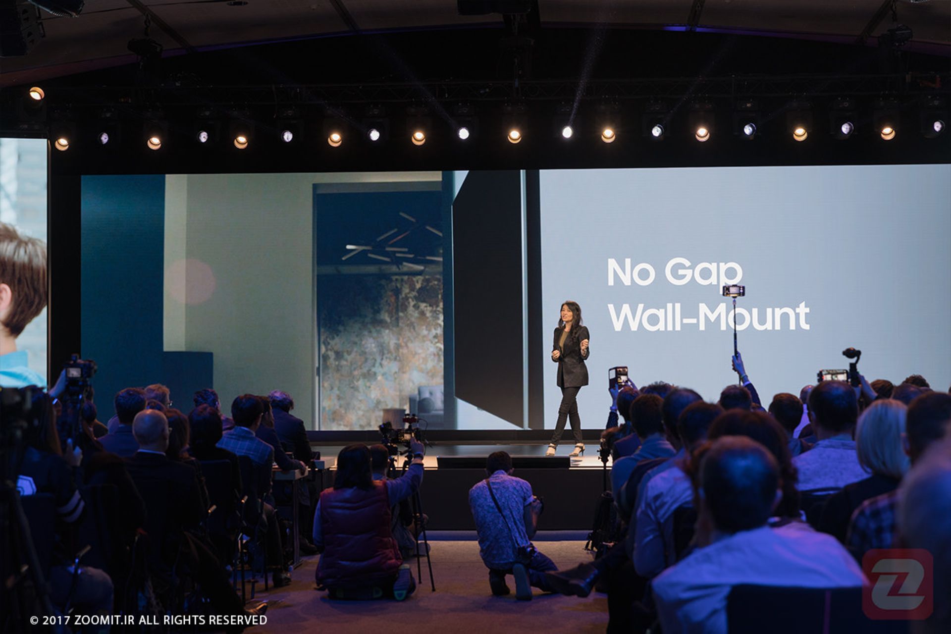 تلویزیون QLED با No Gap