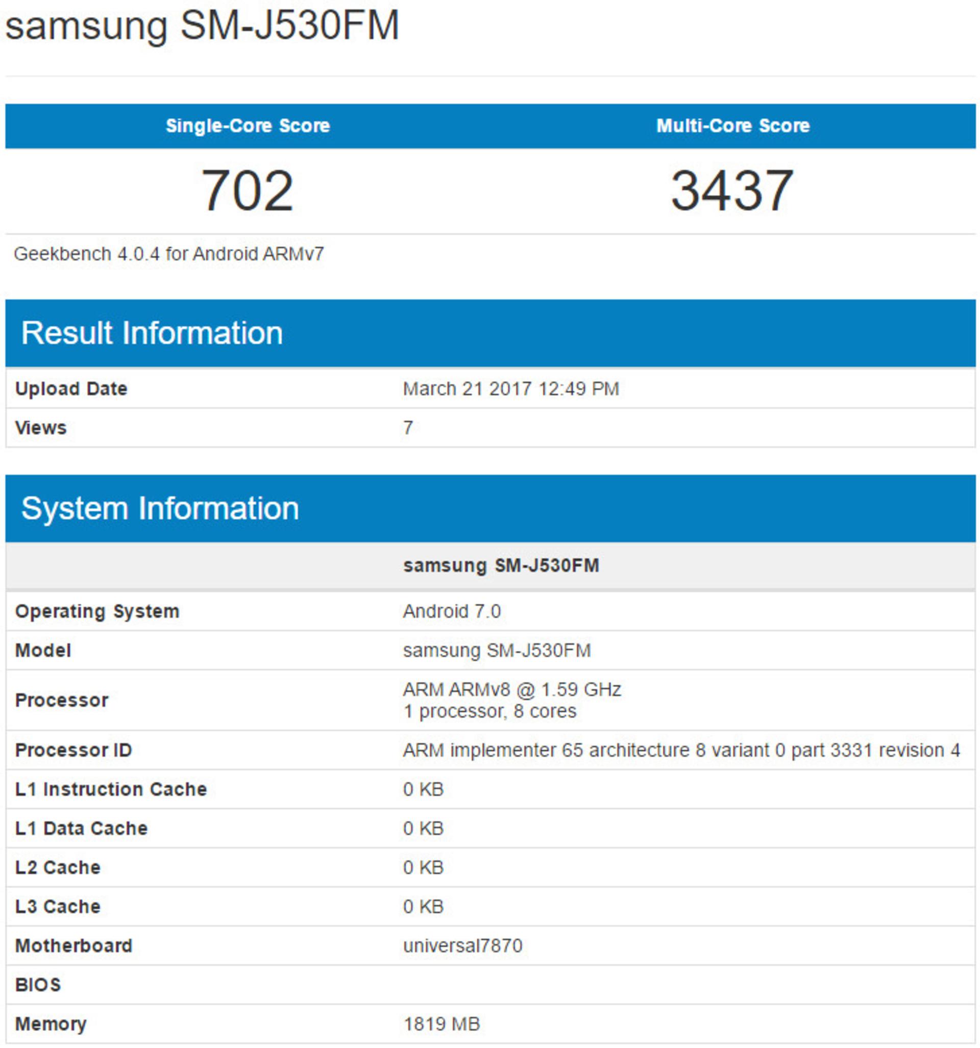 galaxy j5 2017