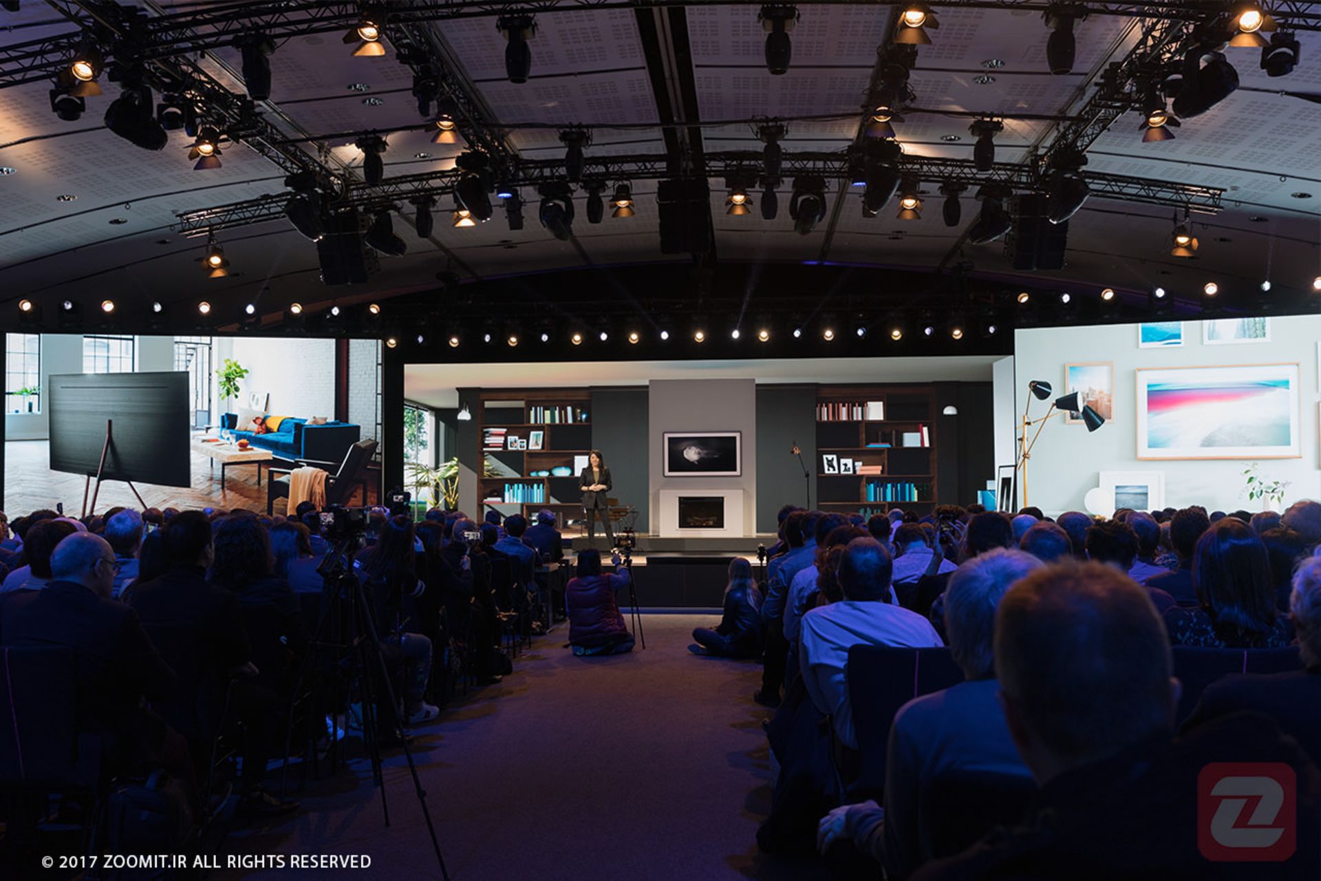 طراحی تلویزیون QLED سامسونگ