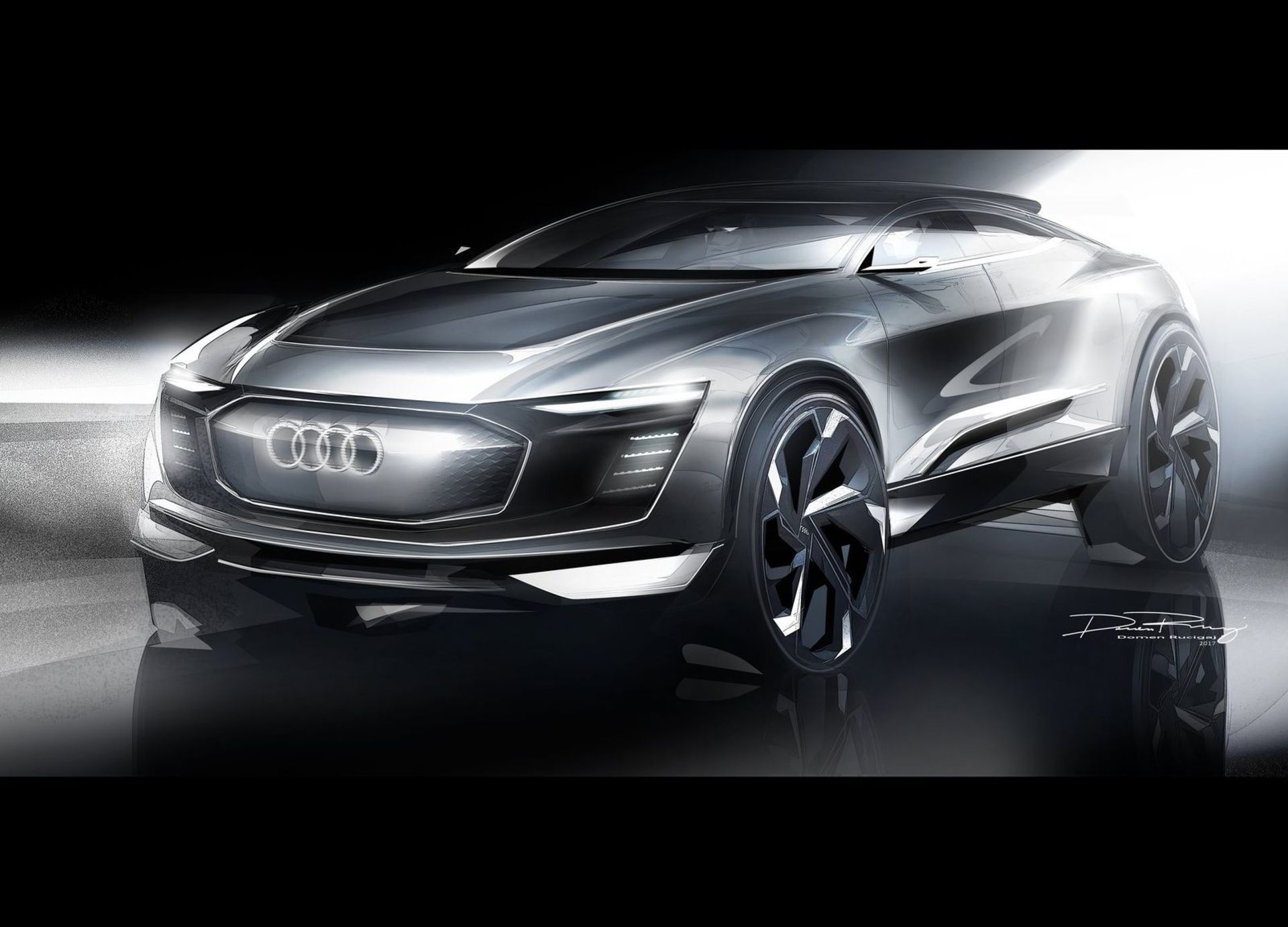 آئودی مفهومی الکتریکی E-Tron sportback