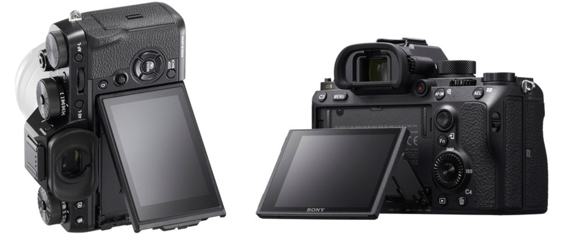 نمایشگر دوربین a9 سونی