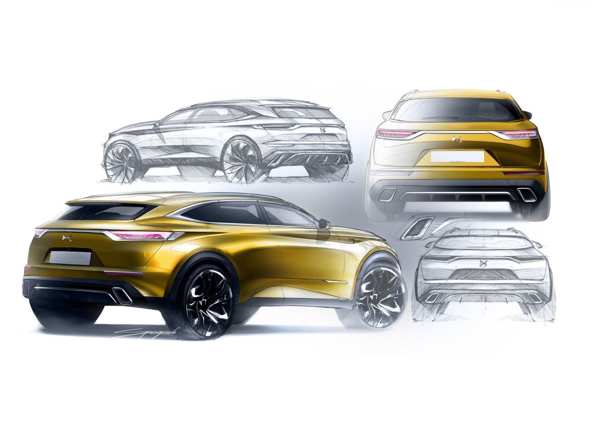 شاسی بلند DS7 کراس‌بک  DS7 Crossback 2018