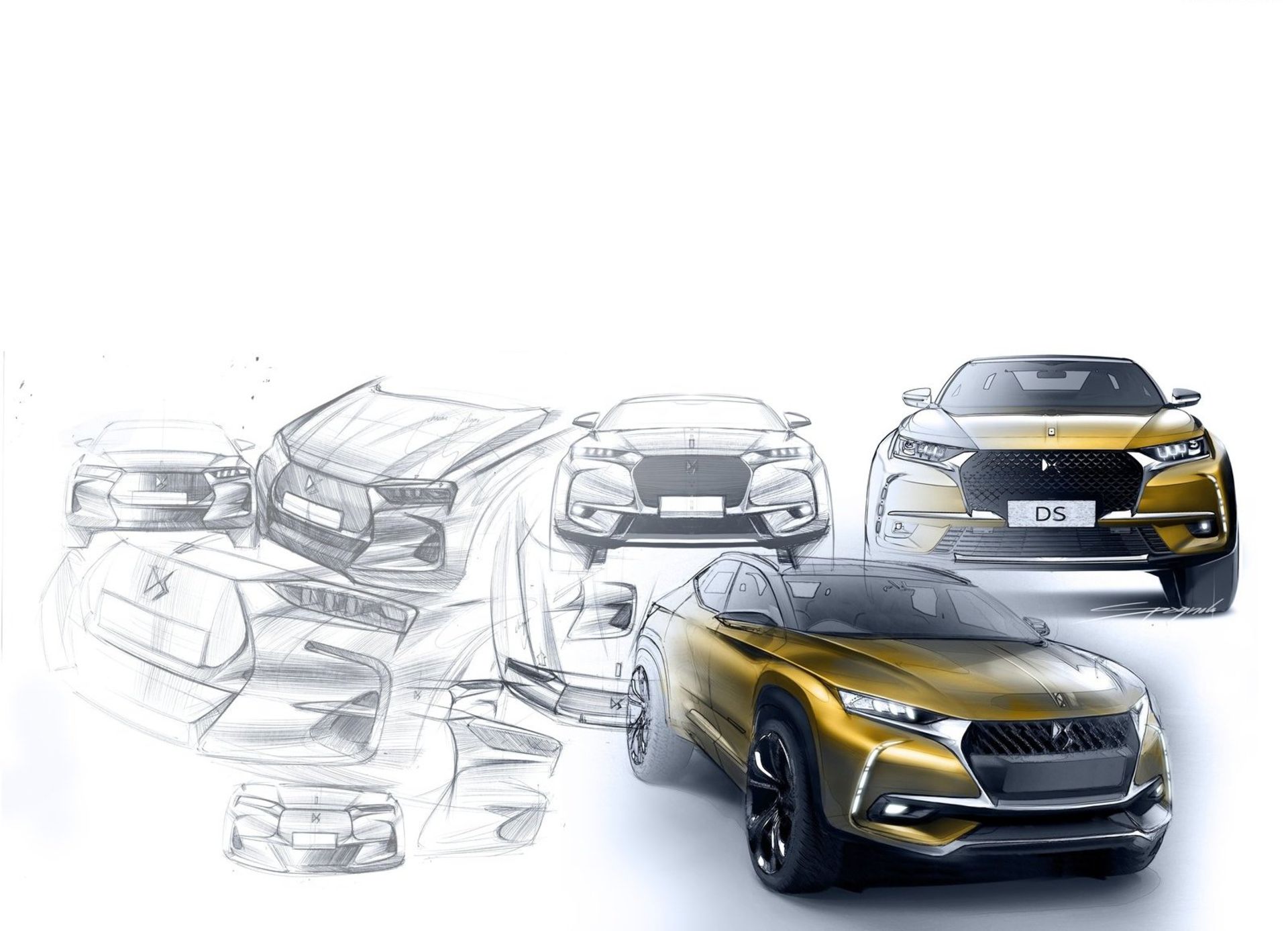 شاسی بلند DS7 کراس‌بک  DS7 Crossback 2018