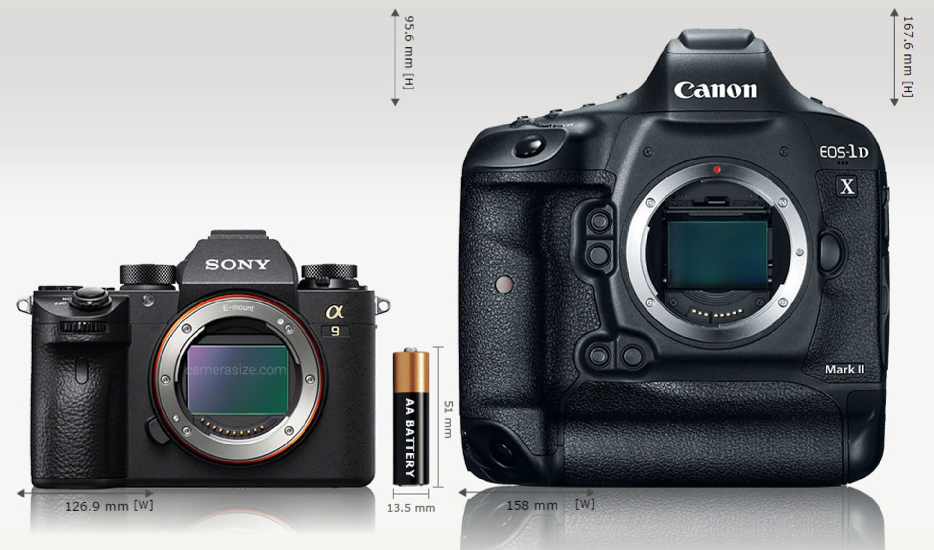sony a9 vs canon 1dx mark ii