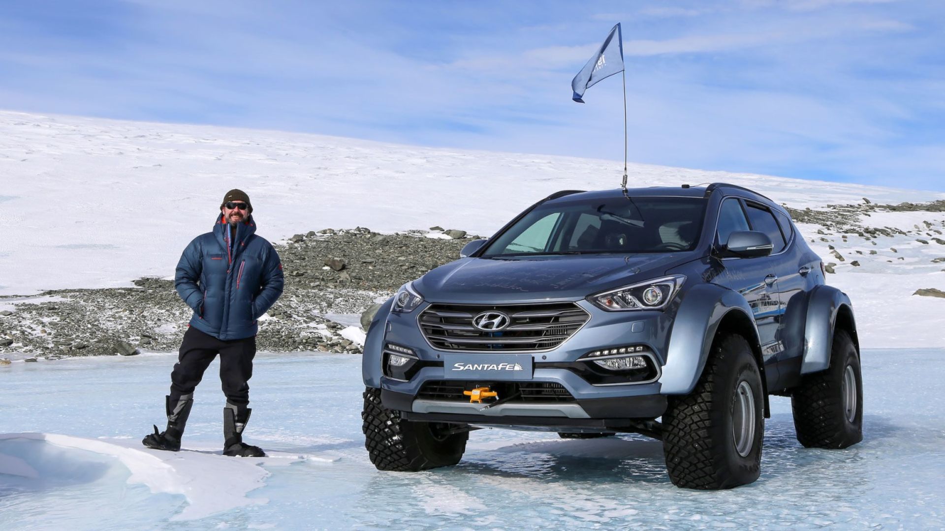 هیوندای سانتافه در قطب