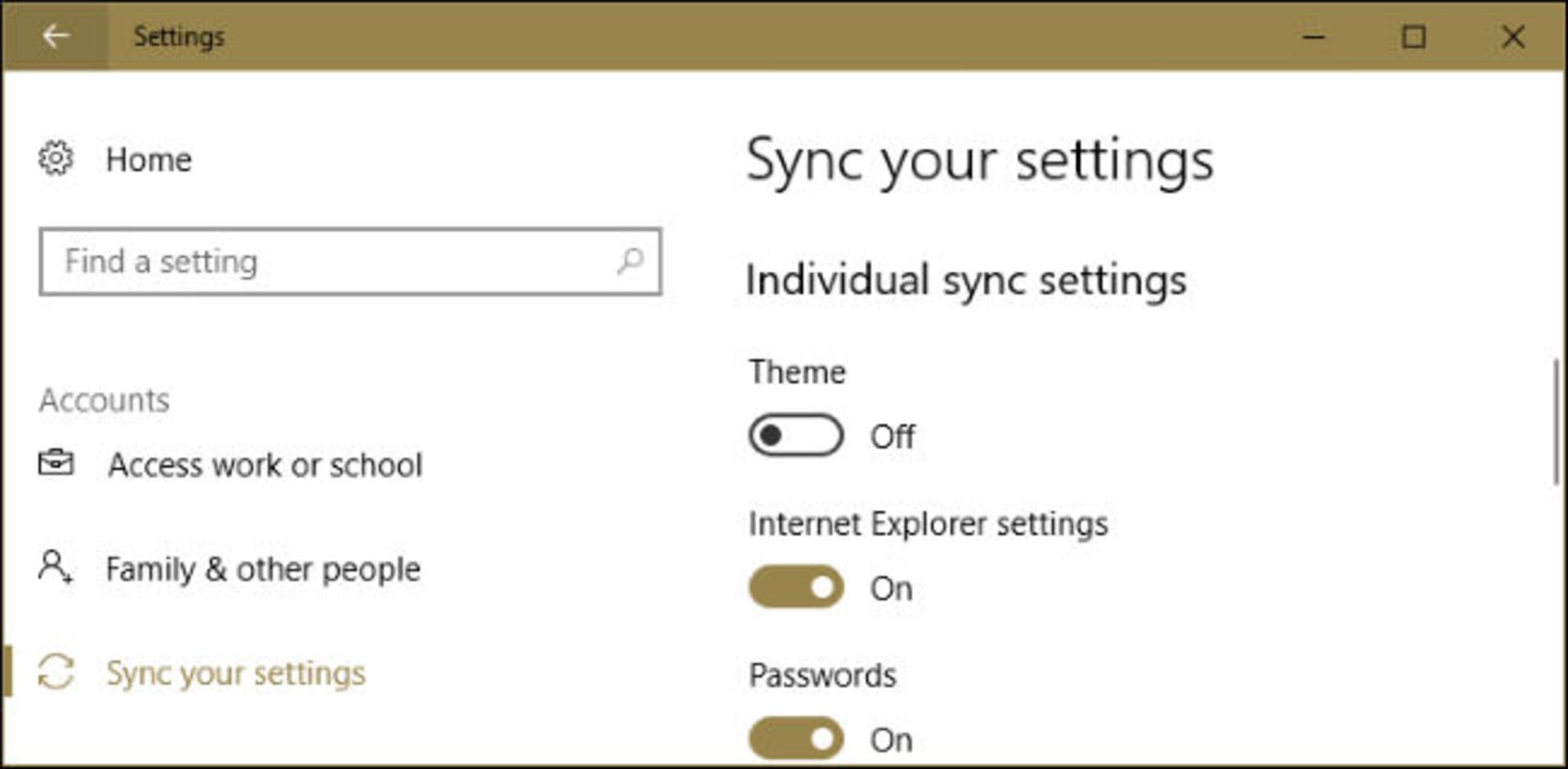 How to Choose Whether Your Theme Syncs