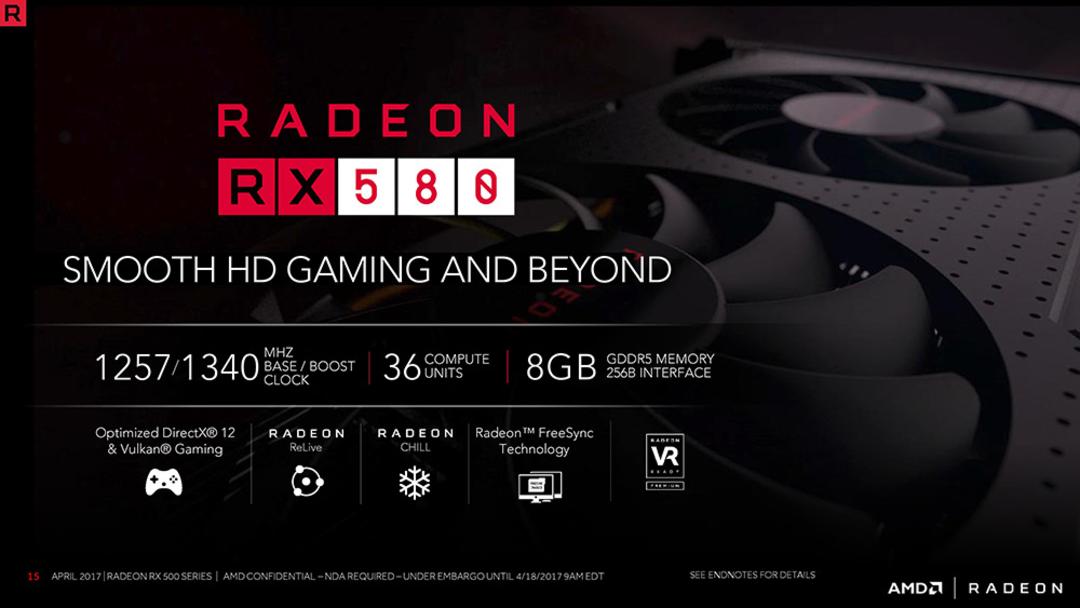 کارت گرافیک RX 580