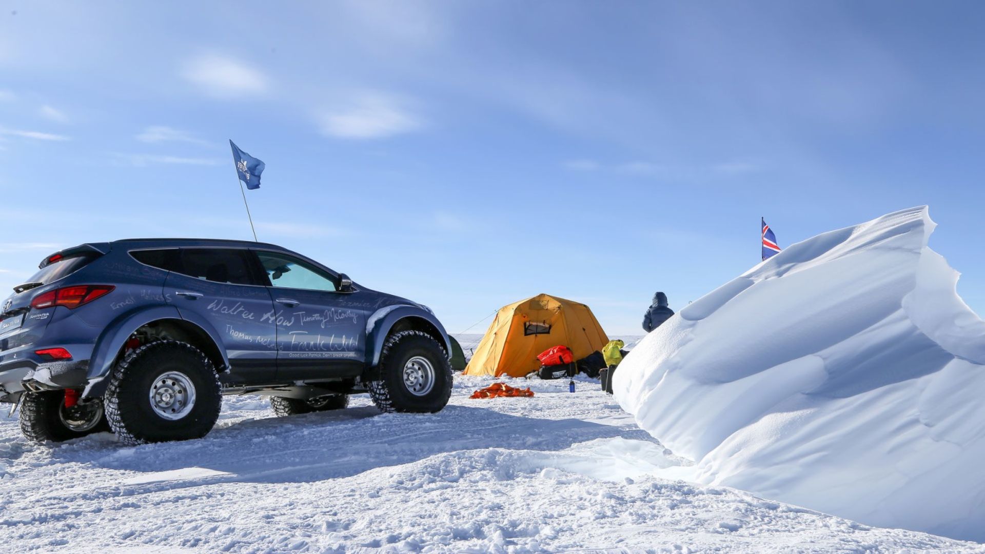 هیوندای سانتافه در قطب