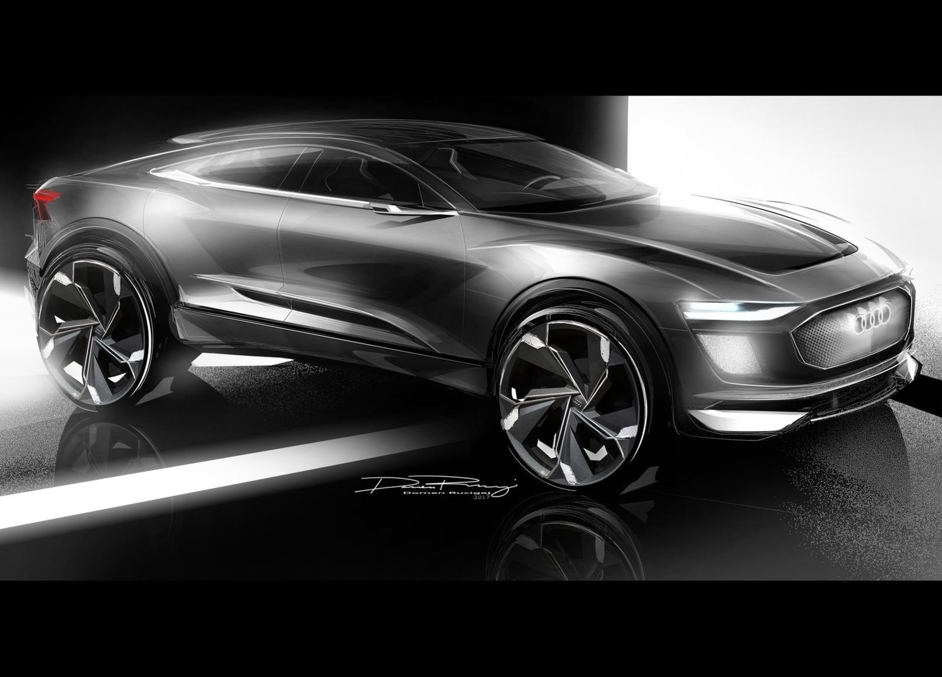 آئودی مفهومی الکتریکی E-Tron sportback