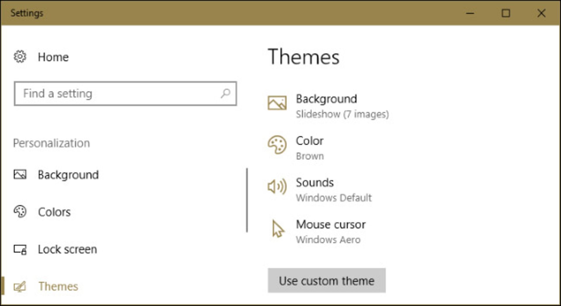 Customize theme