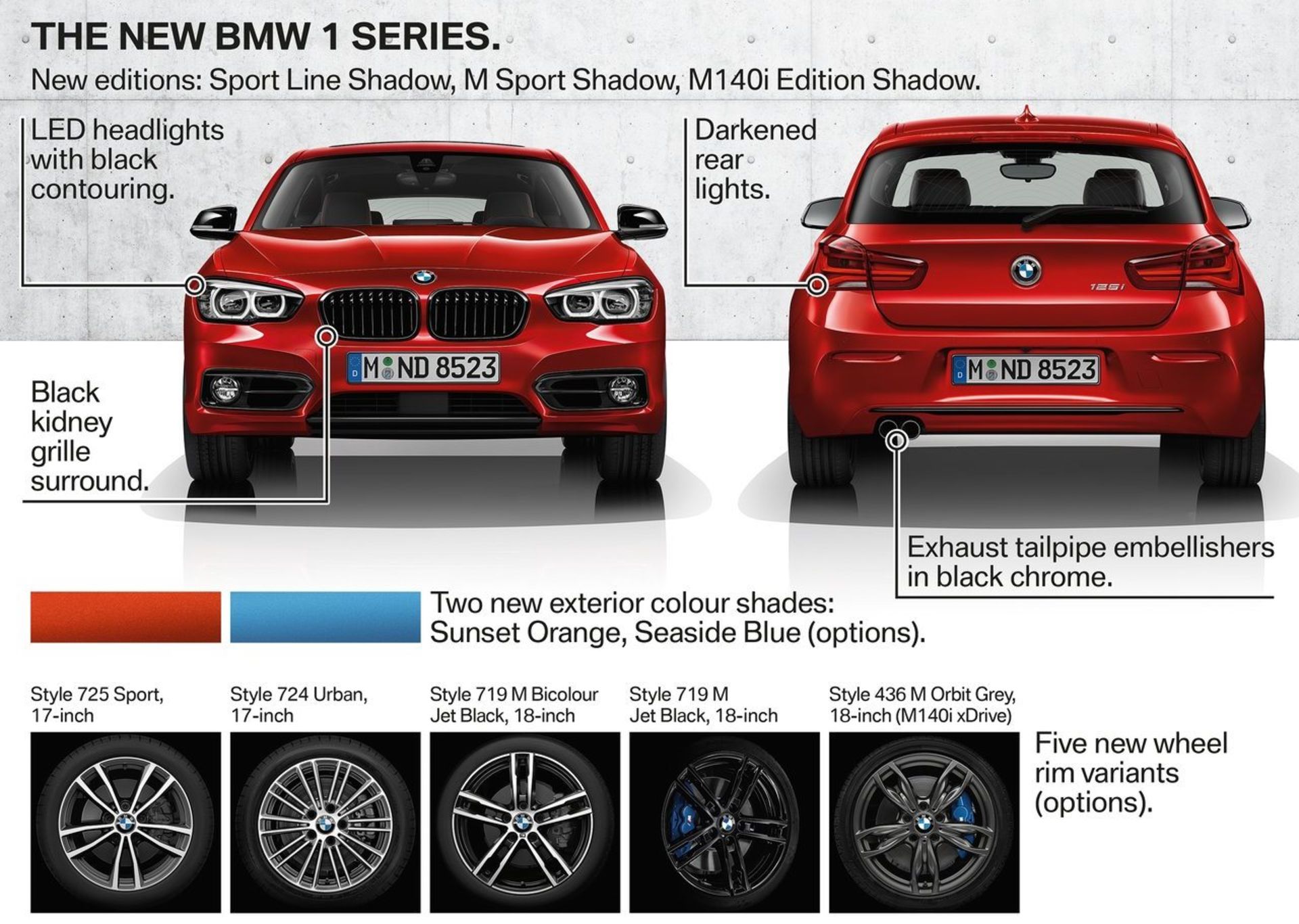 سری یک بی ام و BMW series 1 new 2018