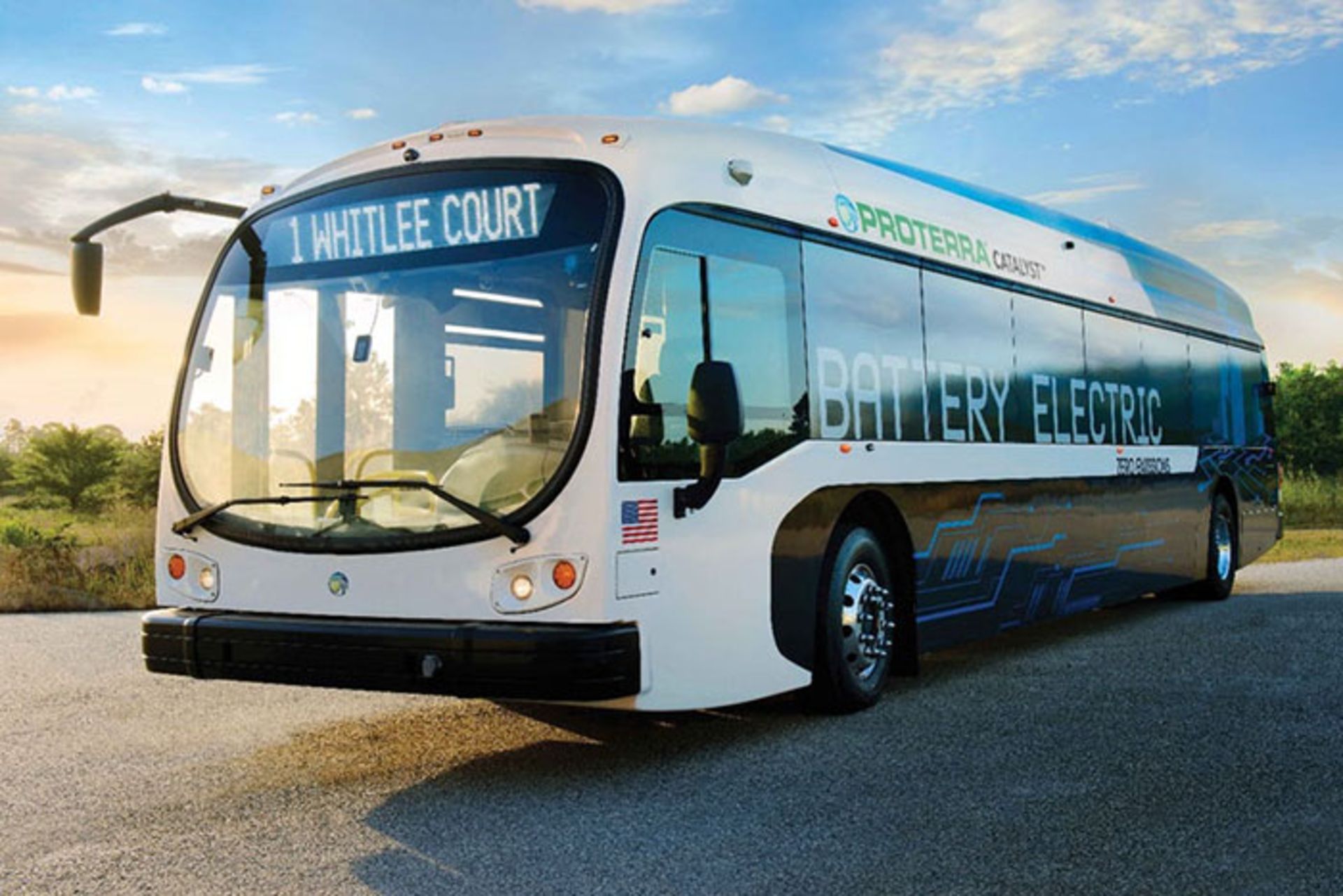 اتوبوس الکتریکی پراترا Proterra bus