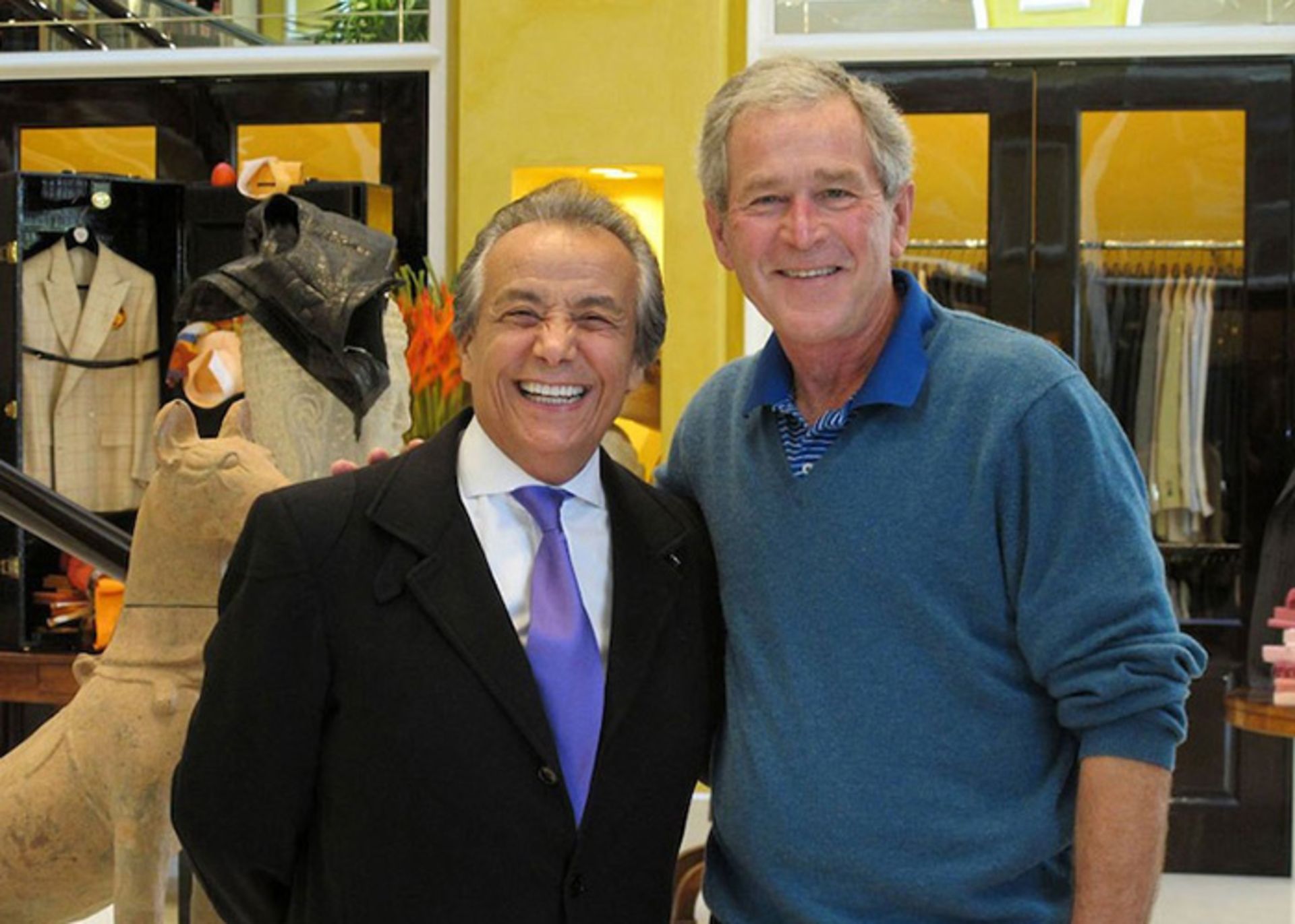 bijan and george bush