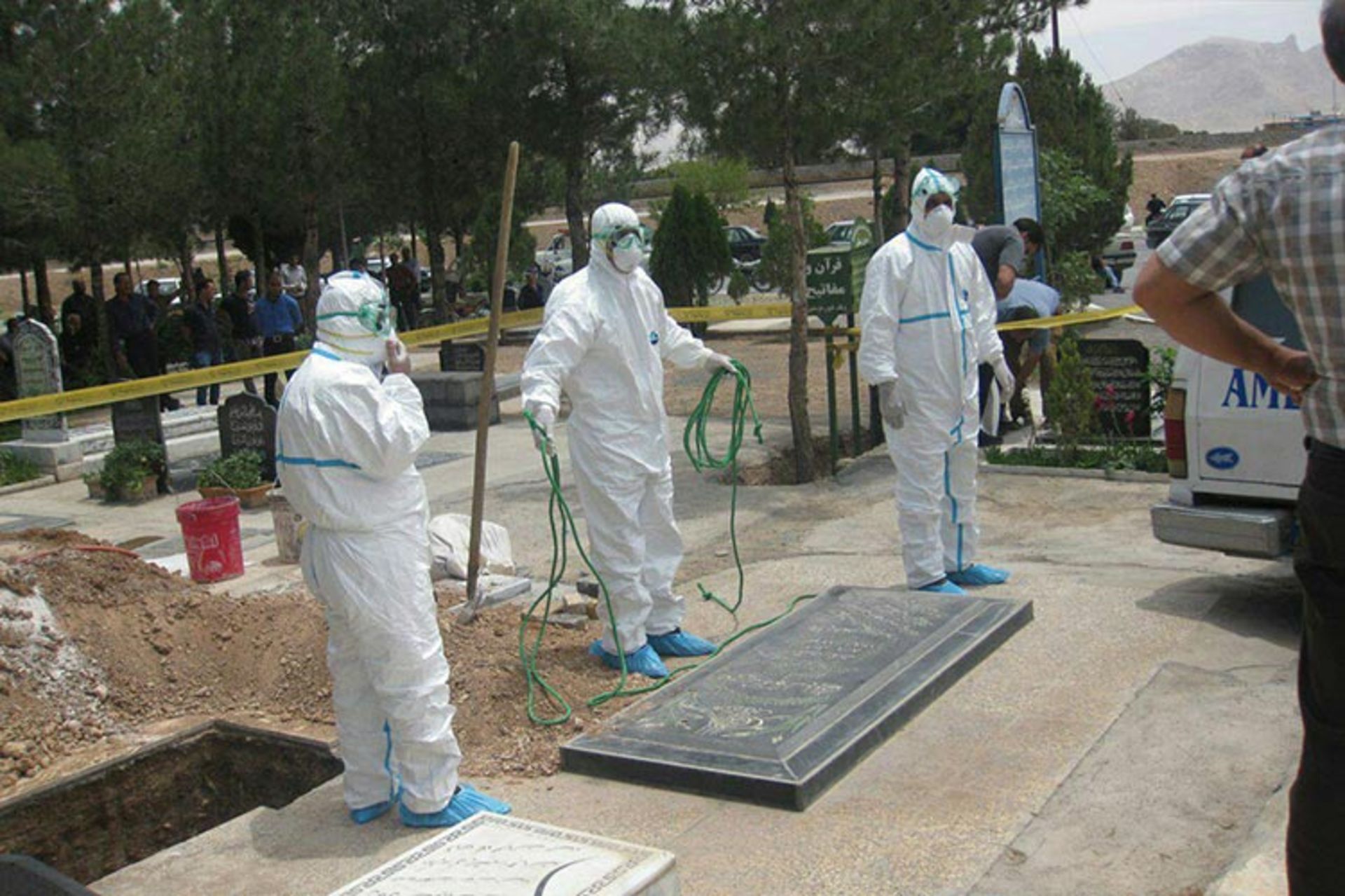 دفن بیمار تب کریمه کنگو در اصفهان