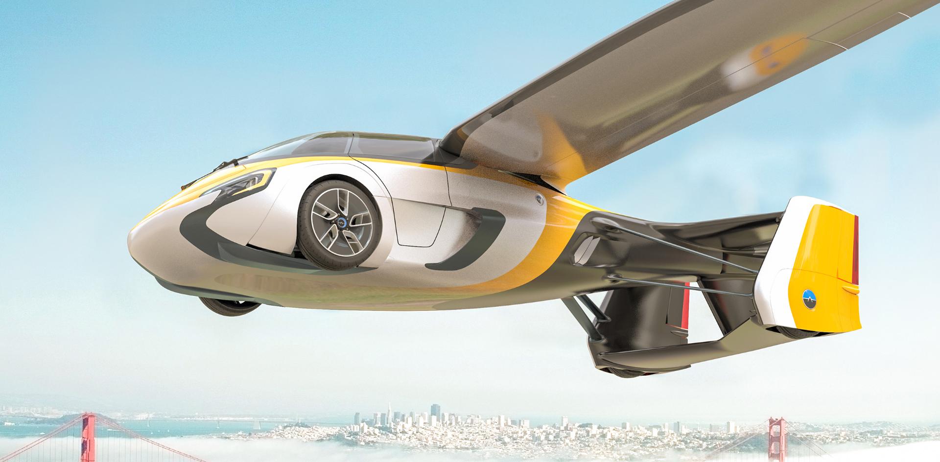 خودروی پرنده ایروموبیل Aero mobile flying car
